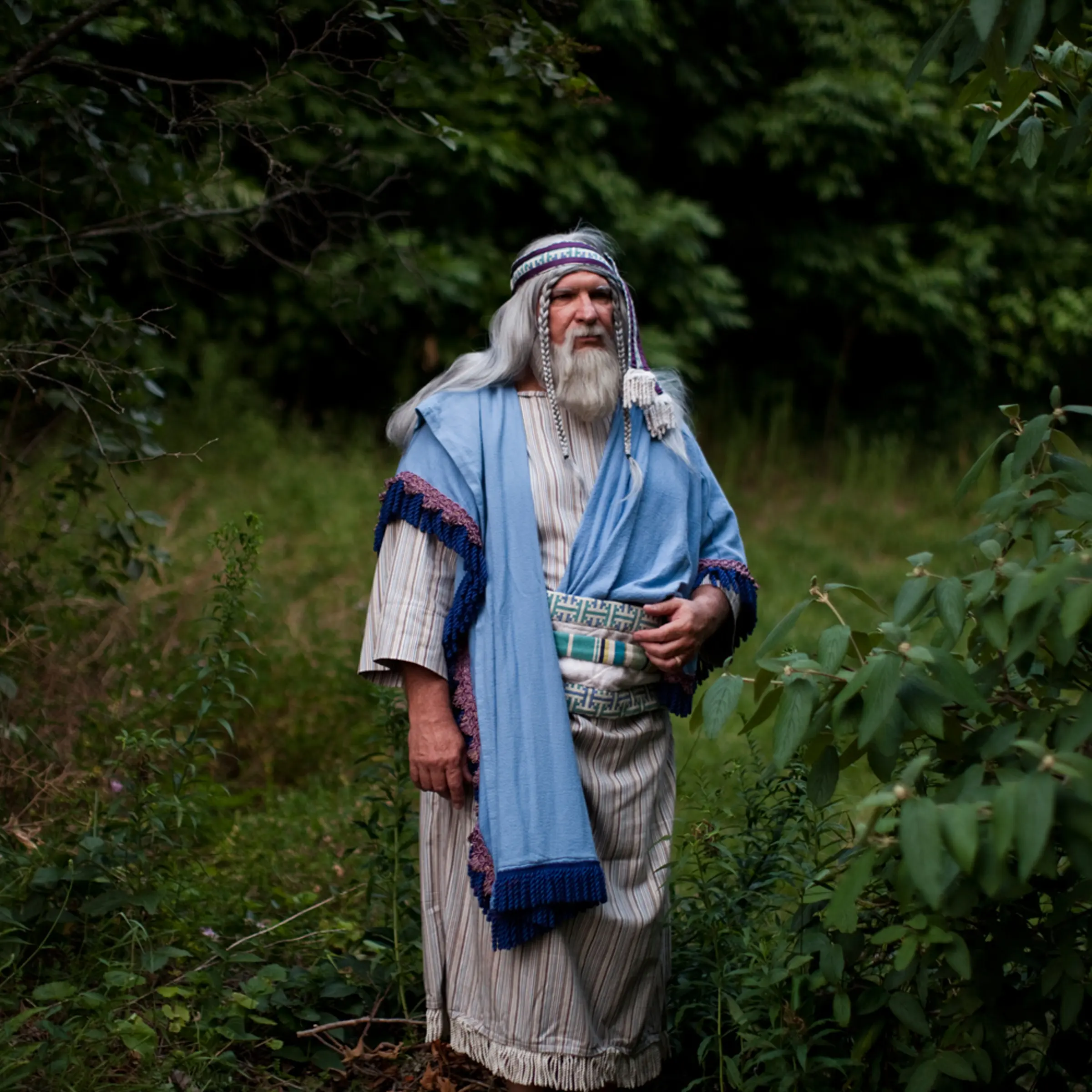 Sanford Terry, 59, from Beavercreek, Ohio, dressed as Lehi.