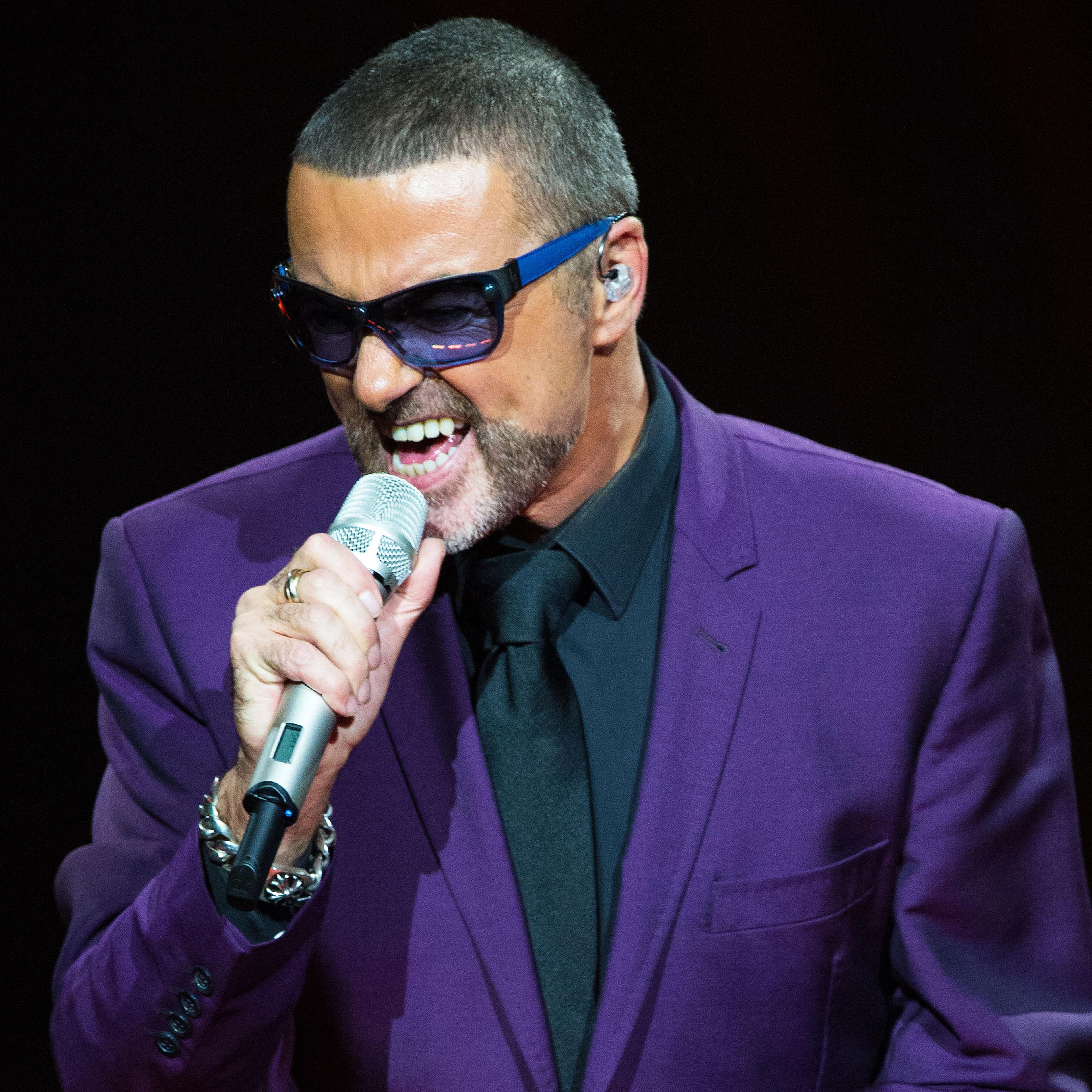 George Michael performs at the Royal Albert Hall on Sept. 29, 2012 in London.
