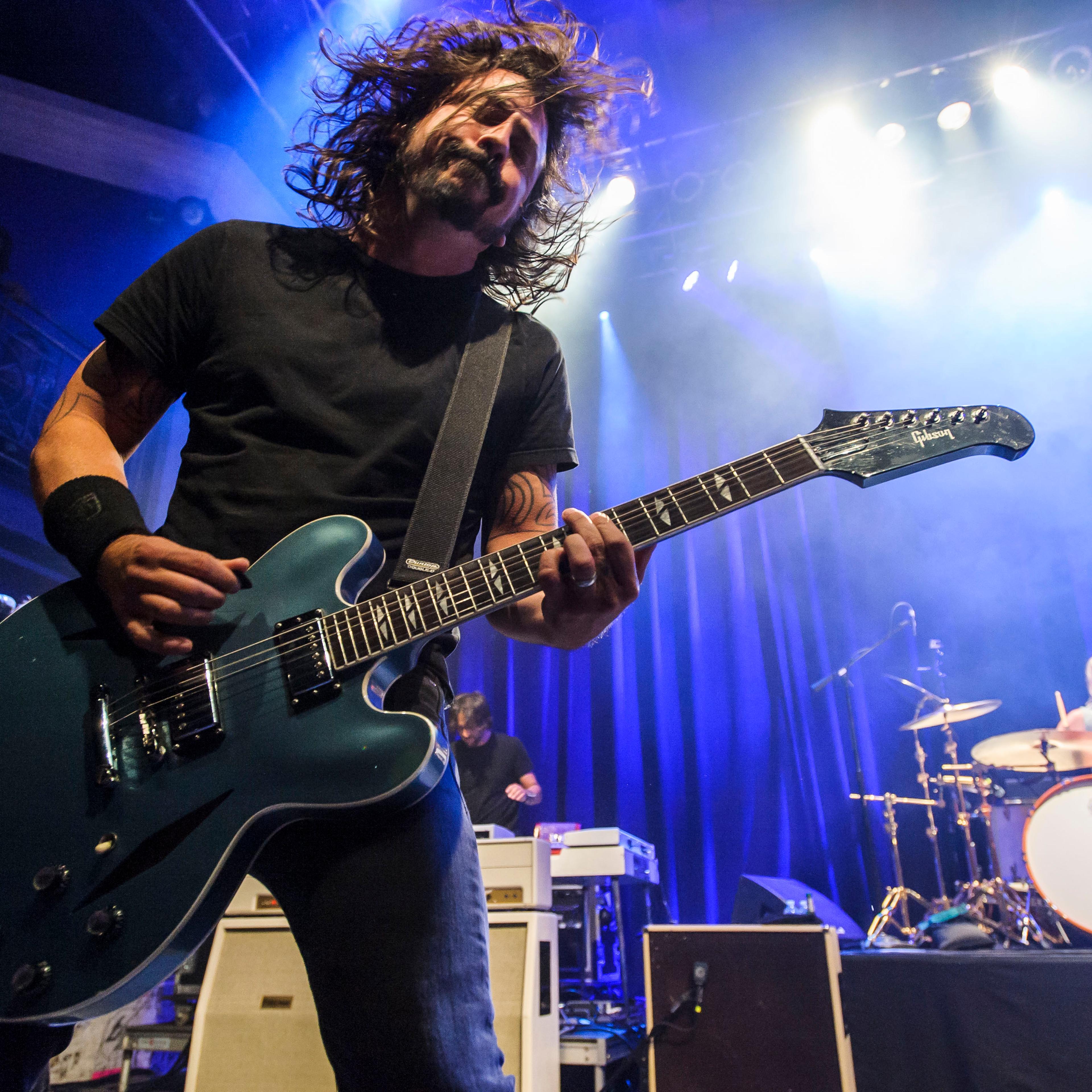 Dave Grohl of the Foo Fighters performs at the 9:30 Club in Washington D.C.