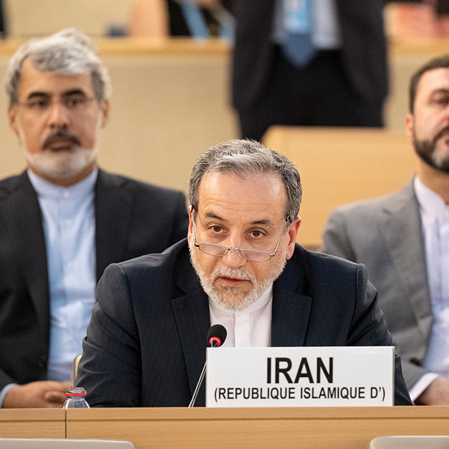 Iran's Foreign Minister Abbas Araghchi News Conference