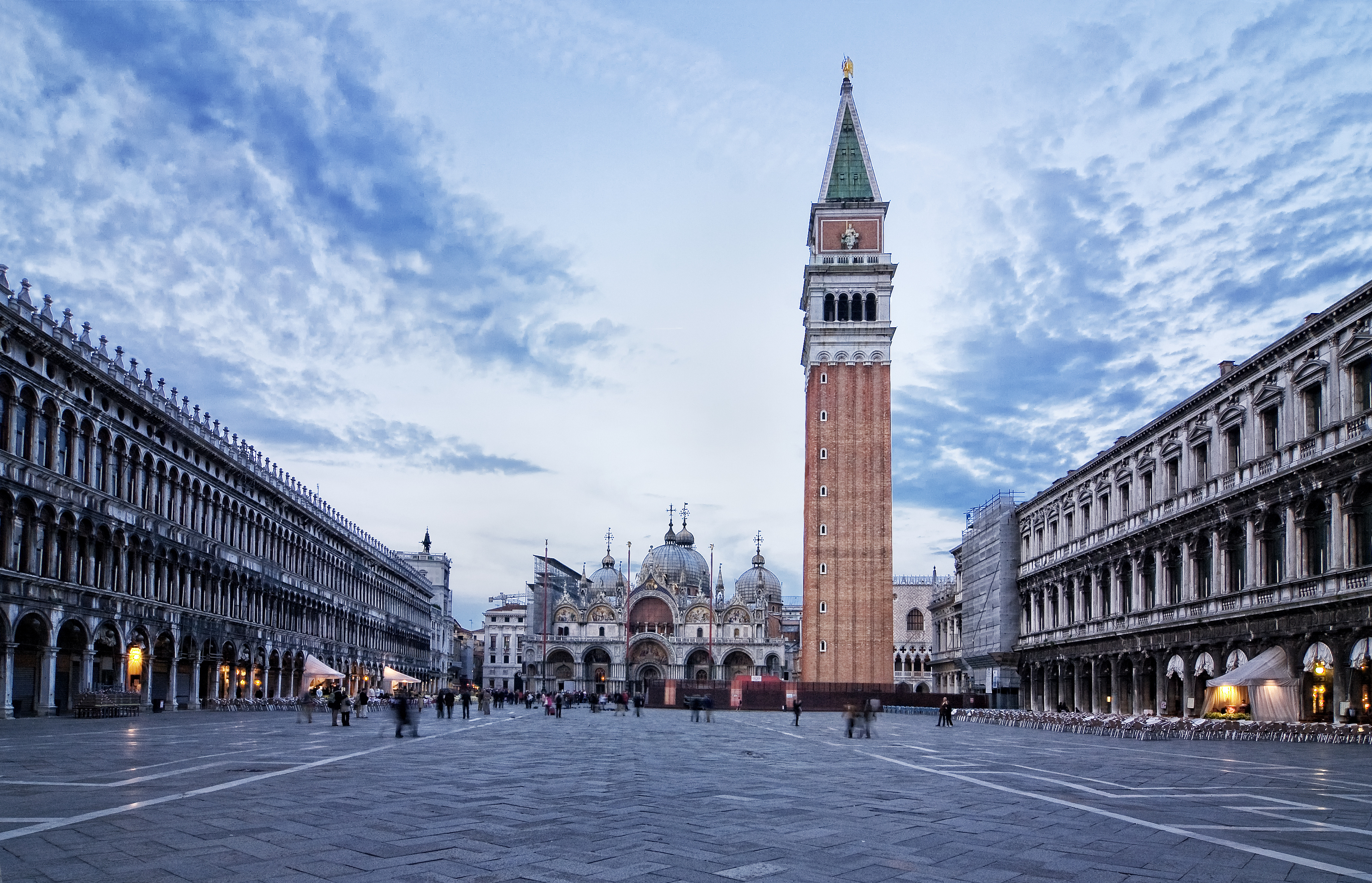 Atardecer en Pizza San Marco (Venice)