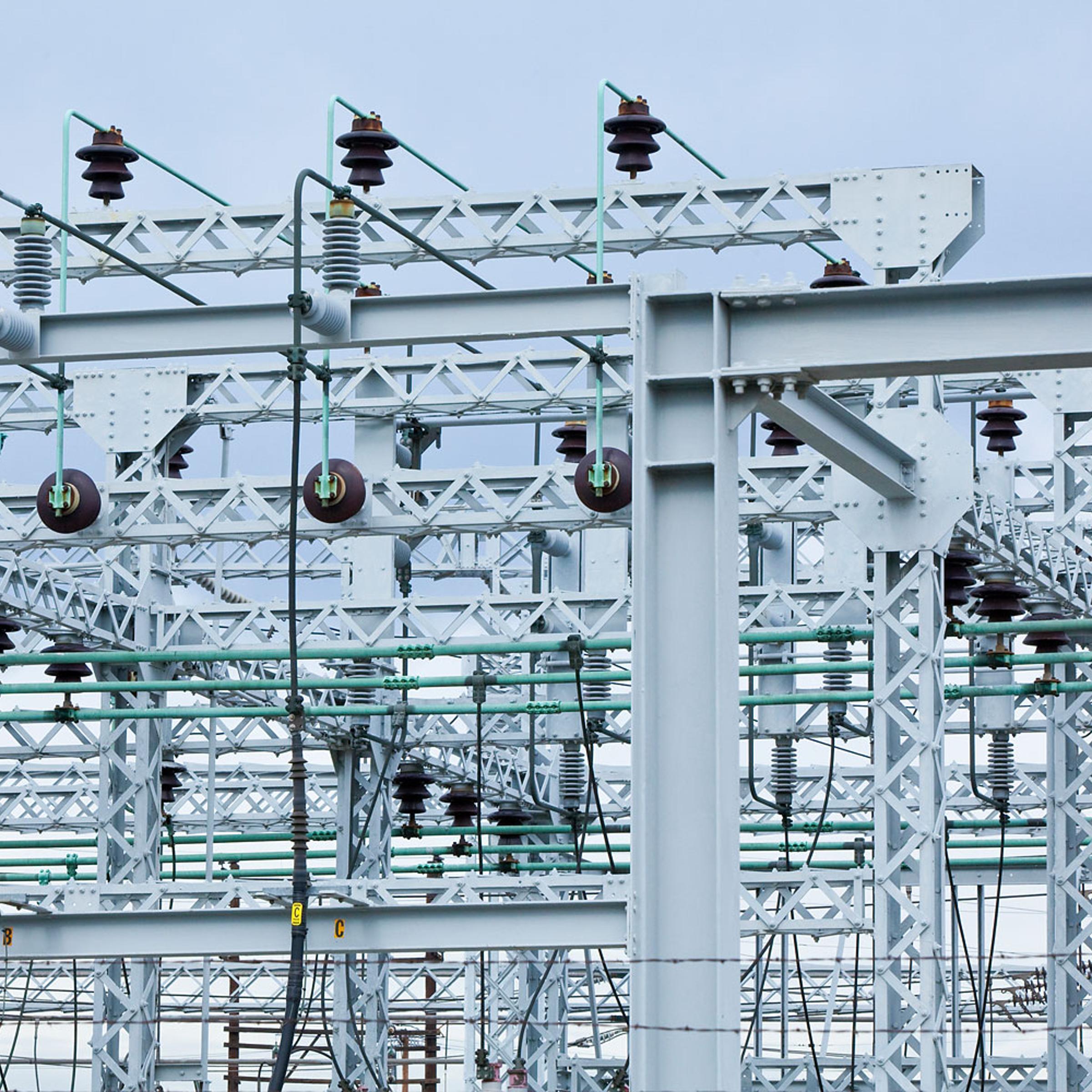 Transformers at an Electrical Substation