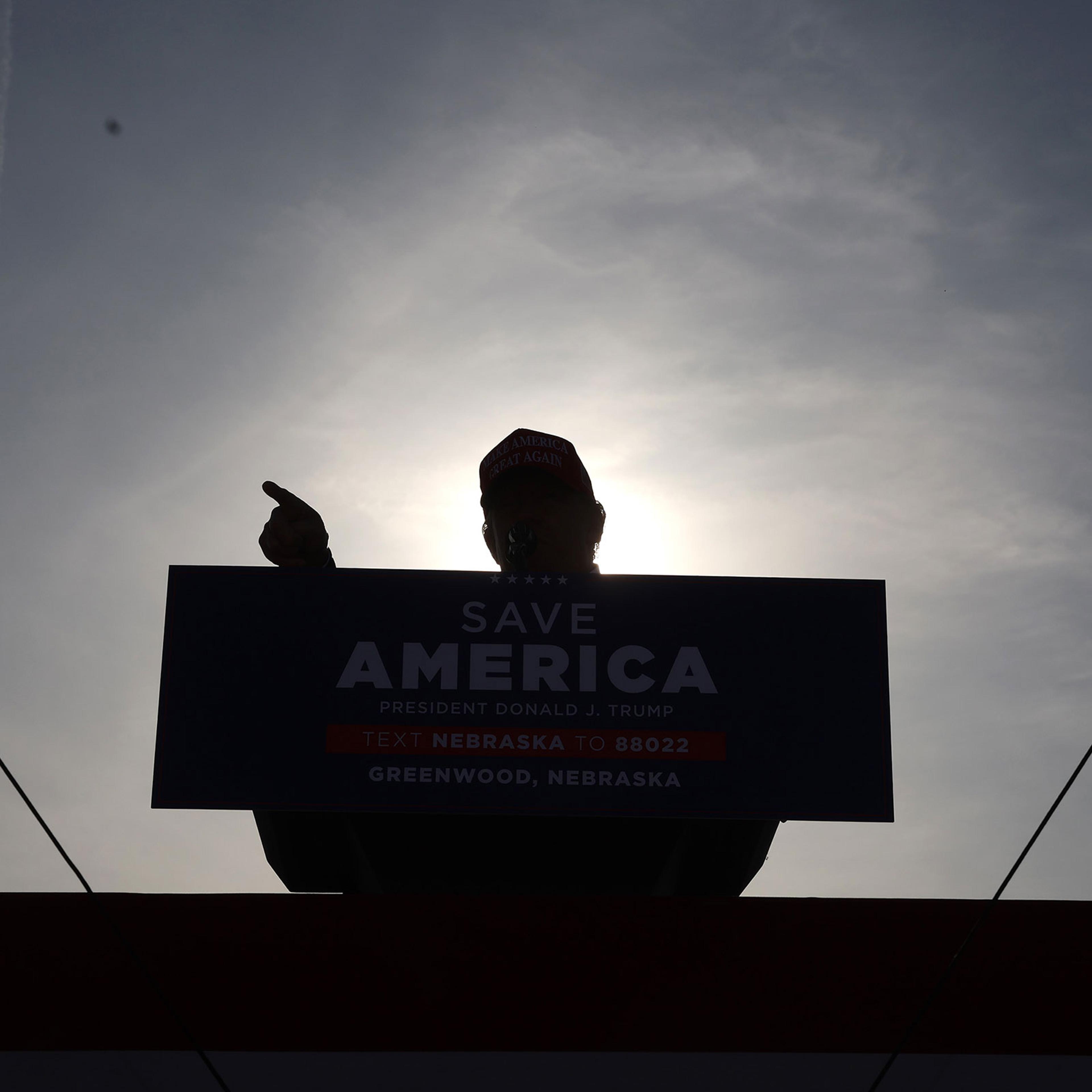 Former President Trump Rallies Supporters In Nebraska