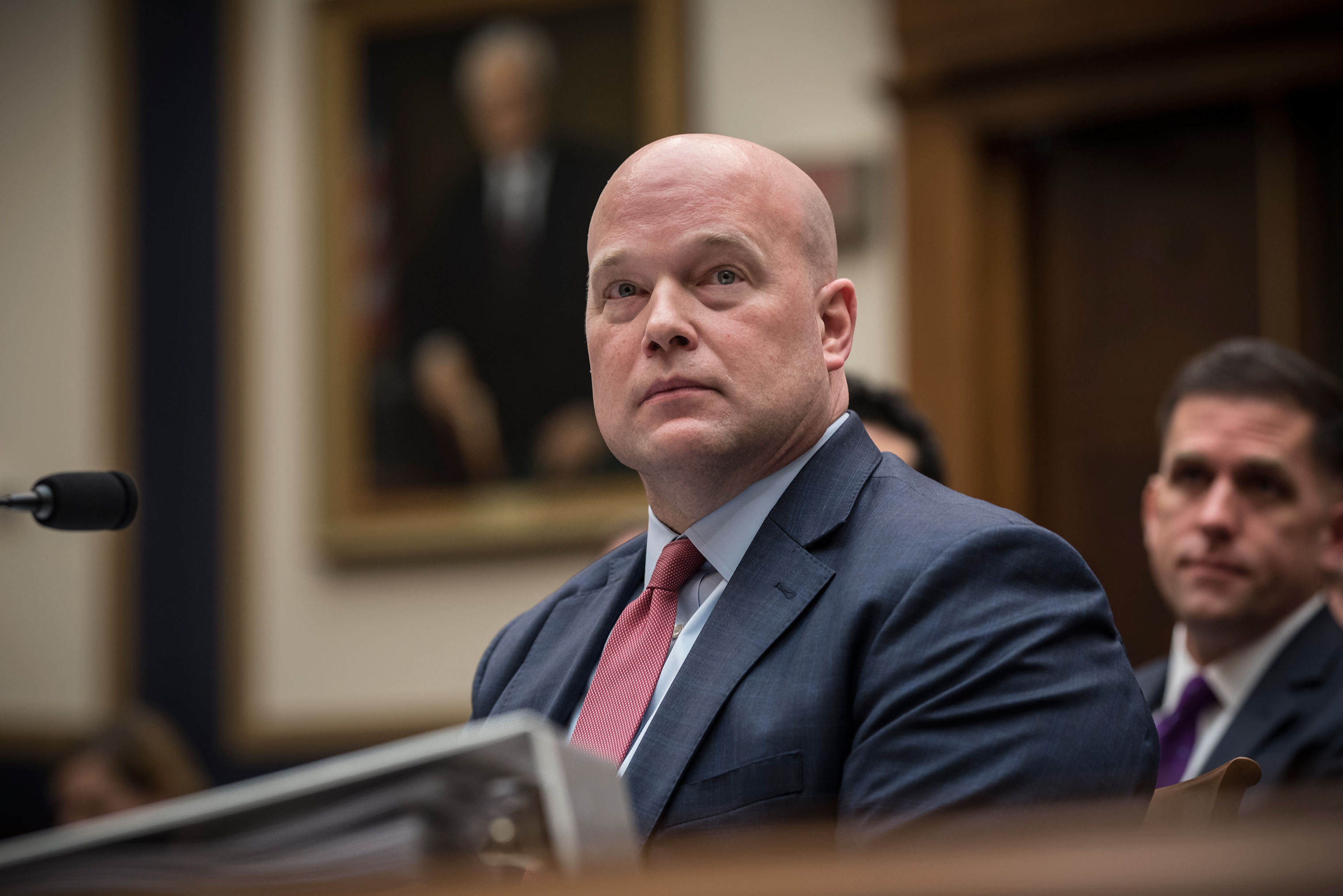 Acting Attorney General Matt Whitaker during a hearing before the House Judiciary Committee
