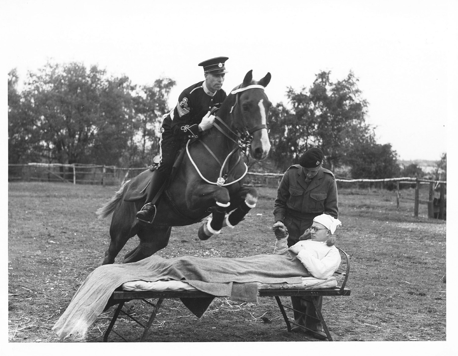Image from an archive of the Royal Horse Artillery, silver gelatin print, UK, 1960's