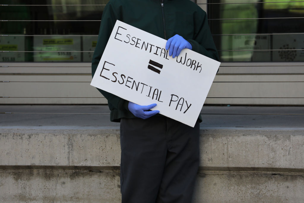 Essential Workers Protest