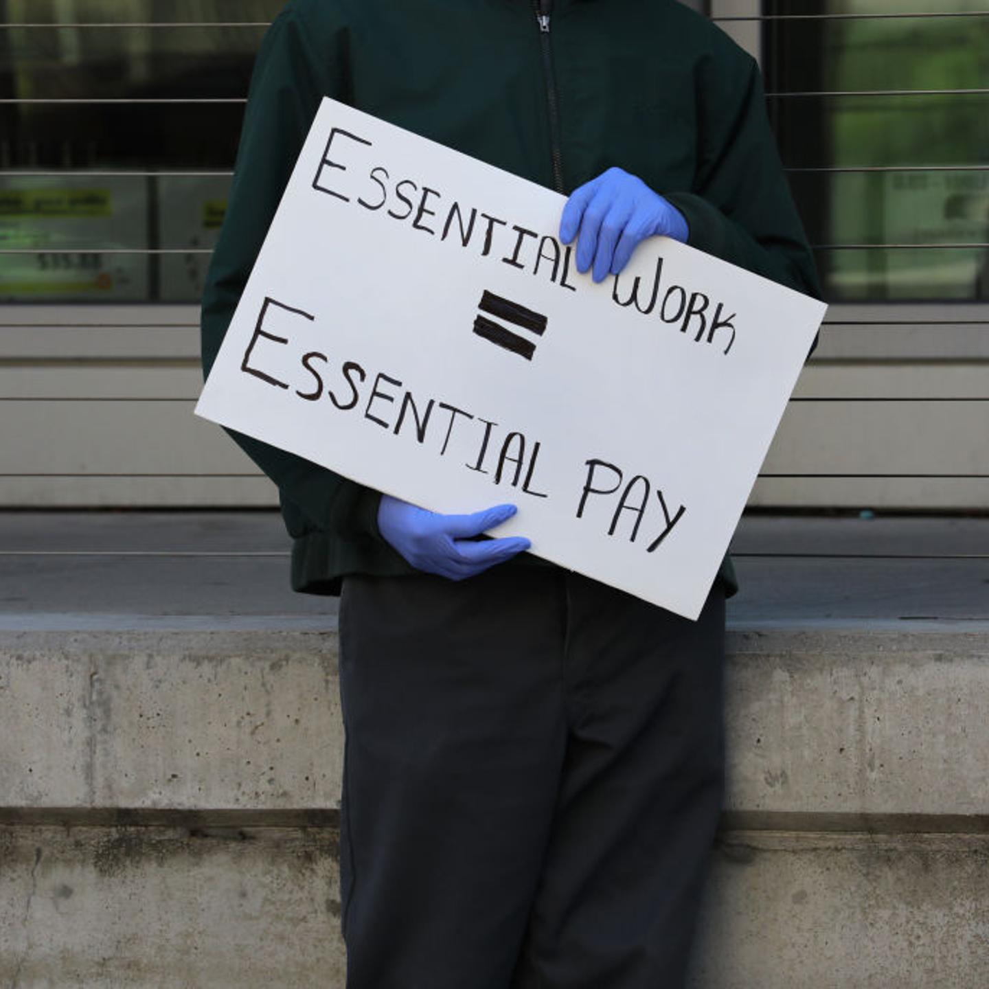 Essential Workers Protest