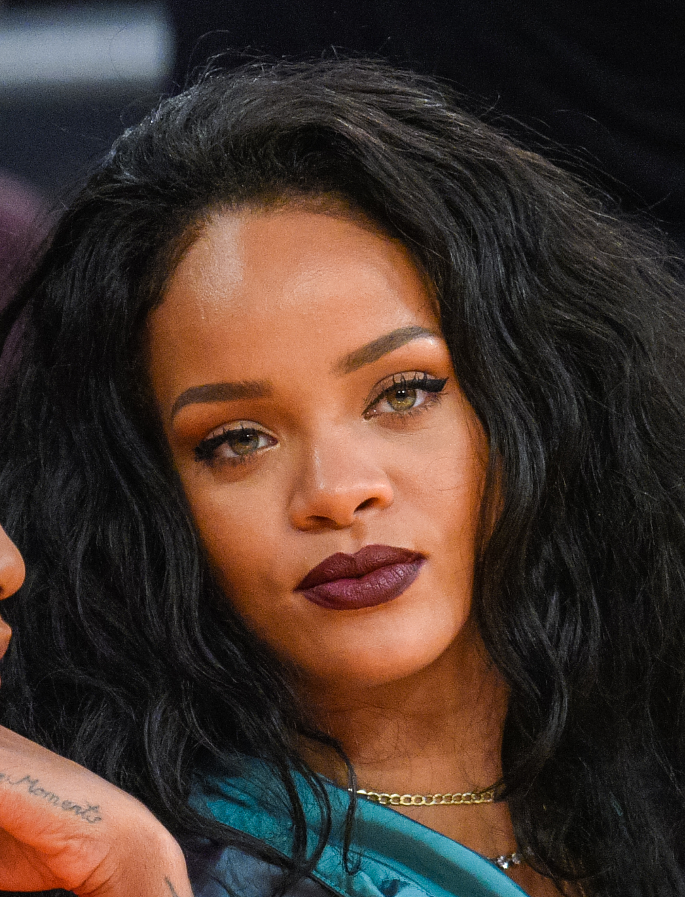 Celebrities At The Los Angeles Lakers Game