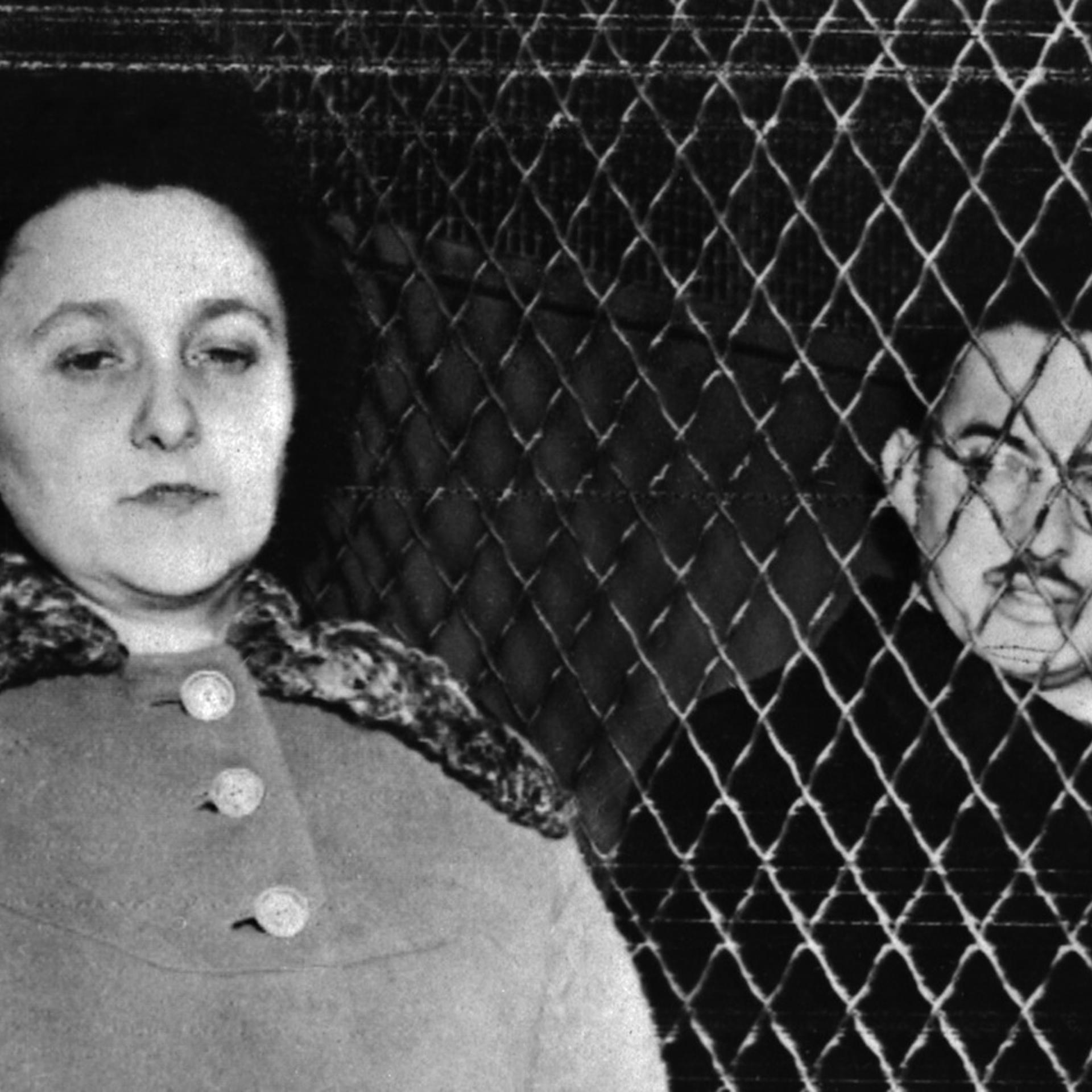Julius (R, 1918-53) and Ethel Rosenberg (L, 1915-5