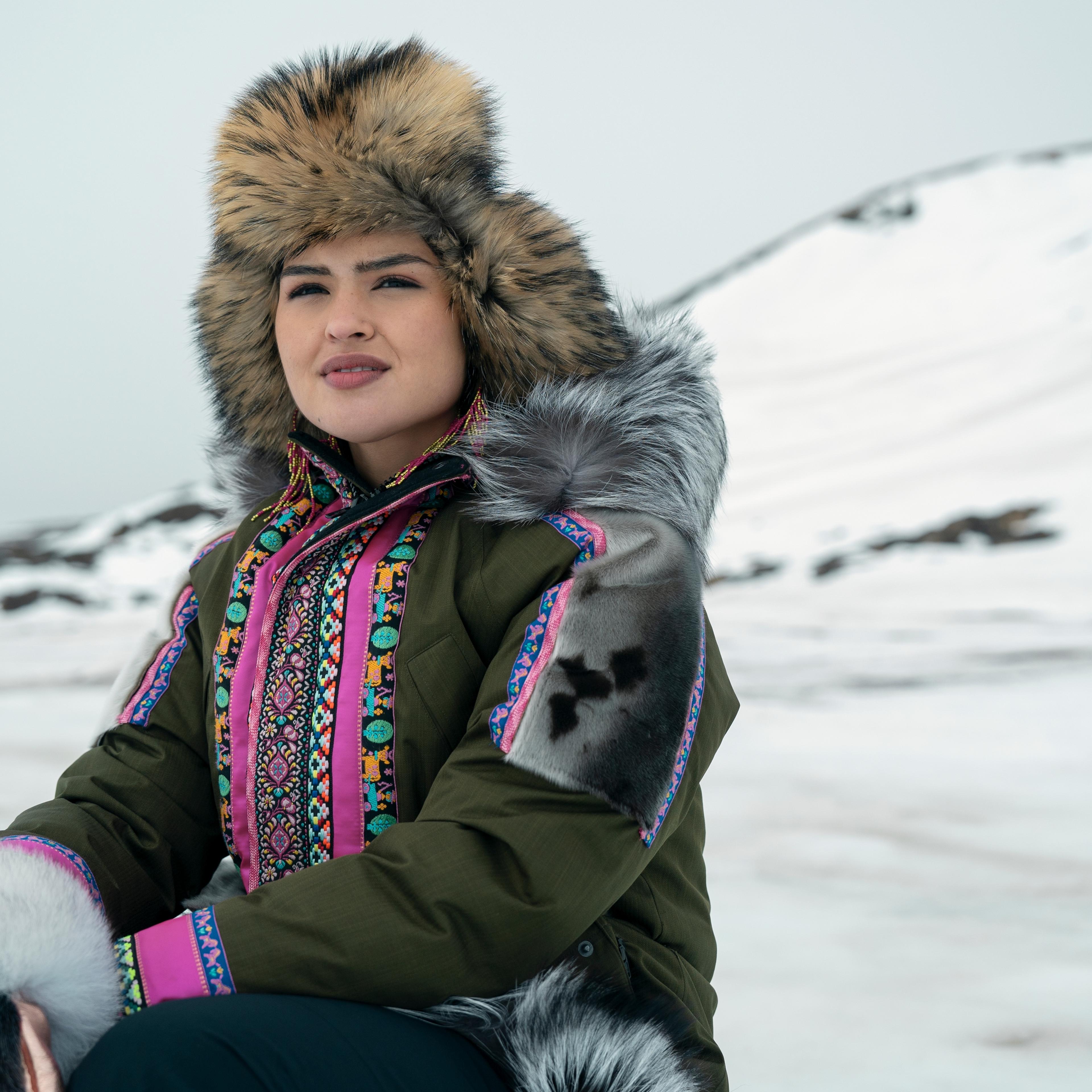 North of North. Anna Lambe as Siaja in episode 101 of North of North. Cr. Jasper Savage/Netflix © 2025