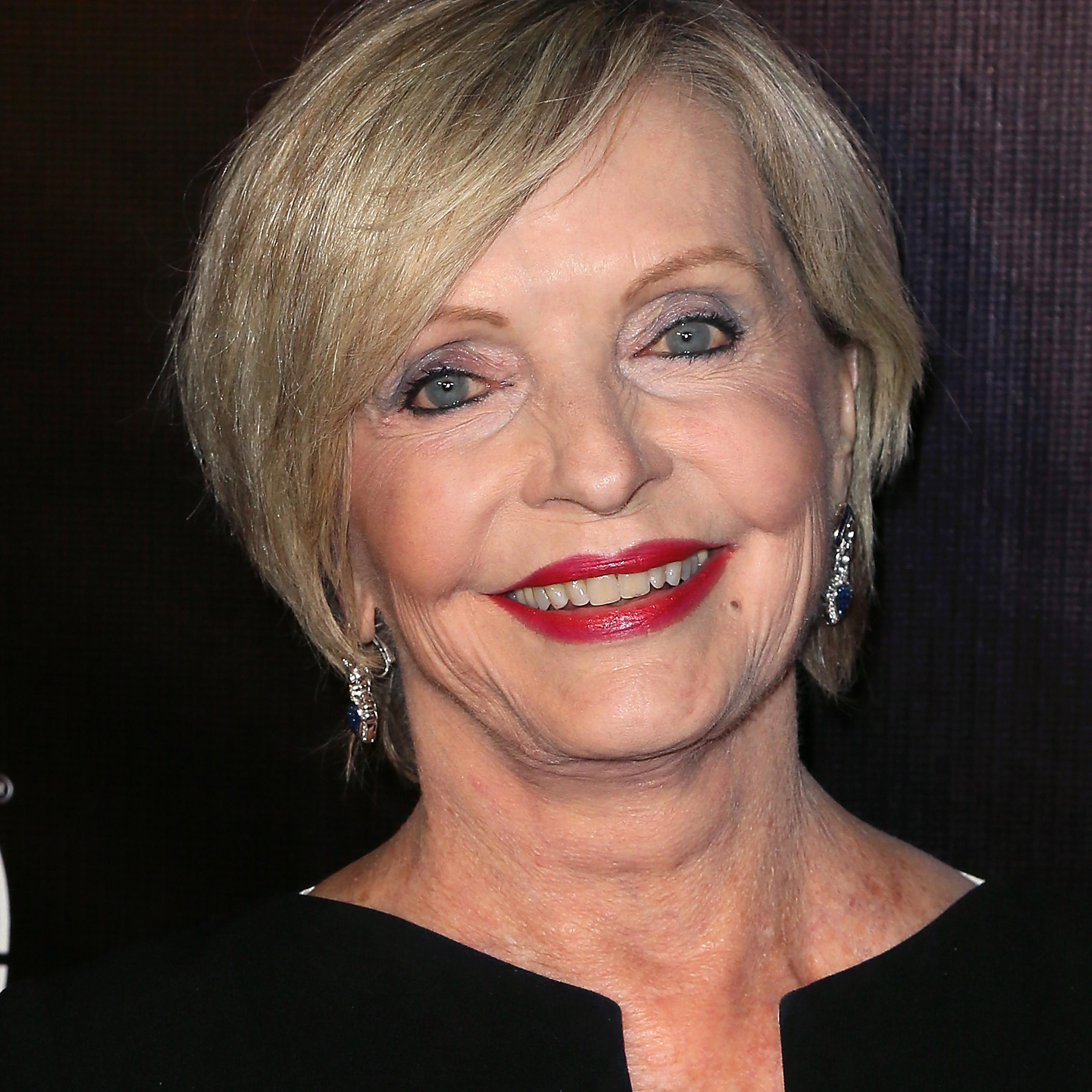 Actress Florence Henderson attends the 10th anniversary of ABC's "Dancing with the Stars" at Greystone Manor on April 21, 2015 in West Hollywood, Calif.