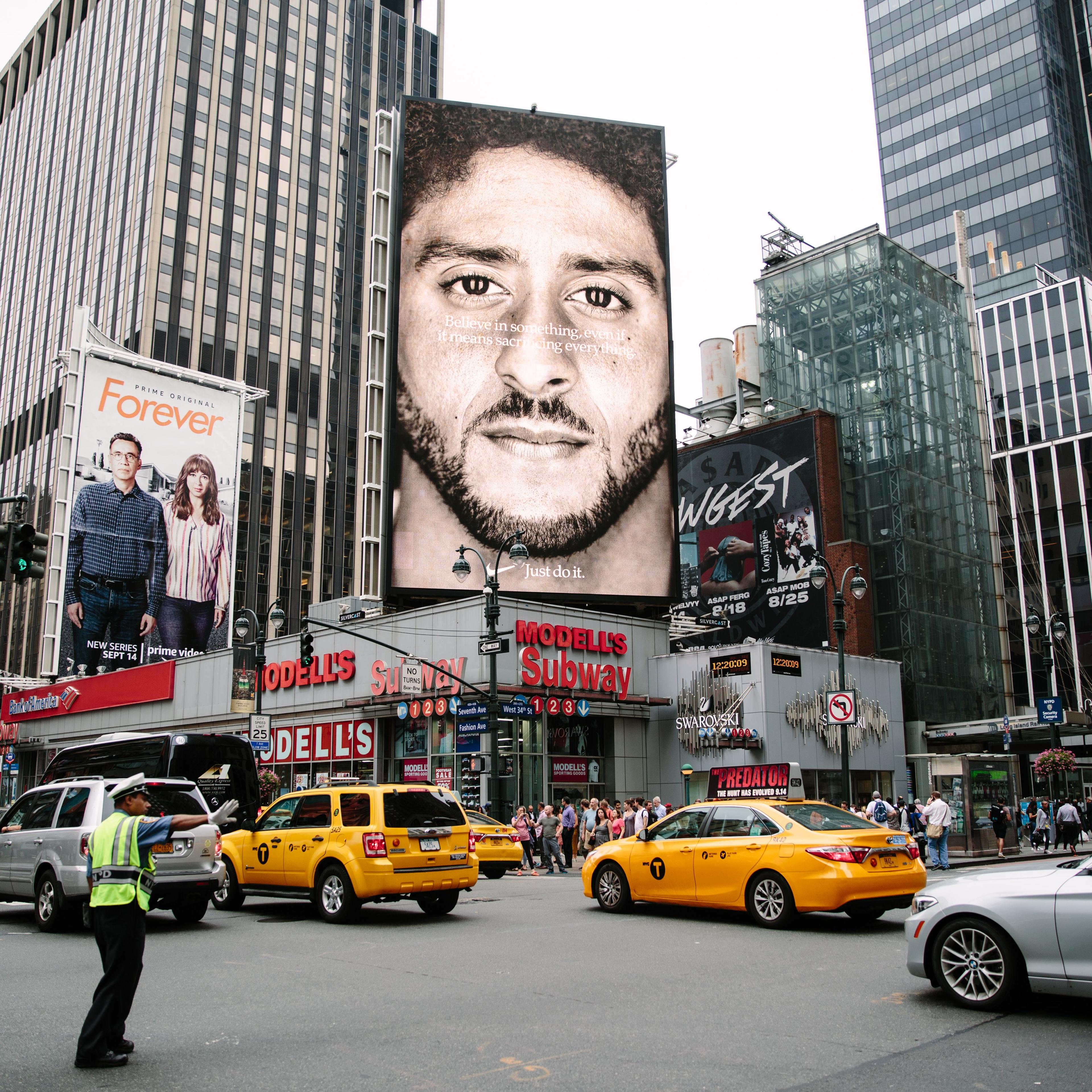 Nike campaign with Colin Kaepernick