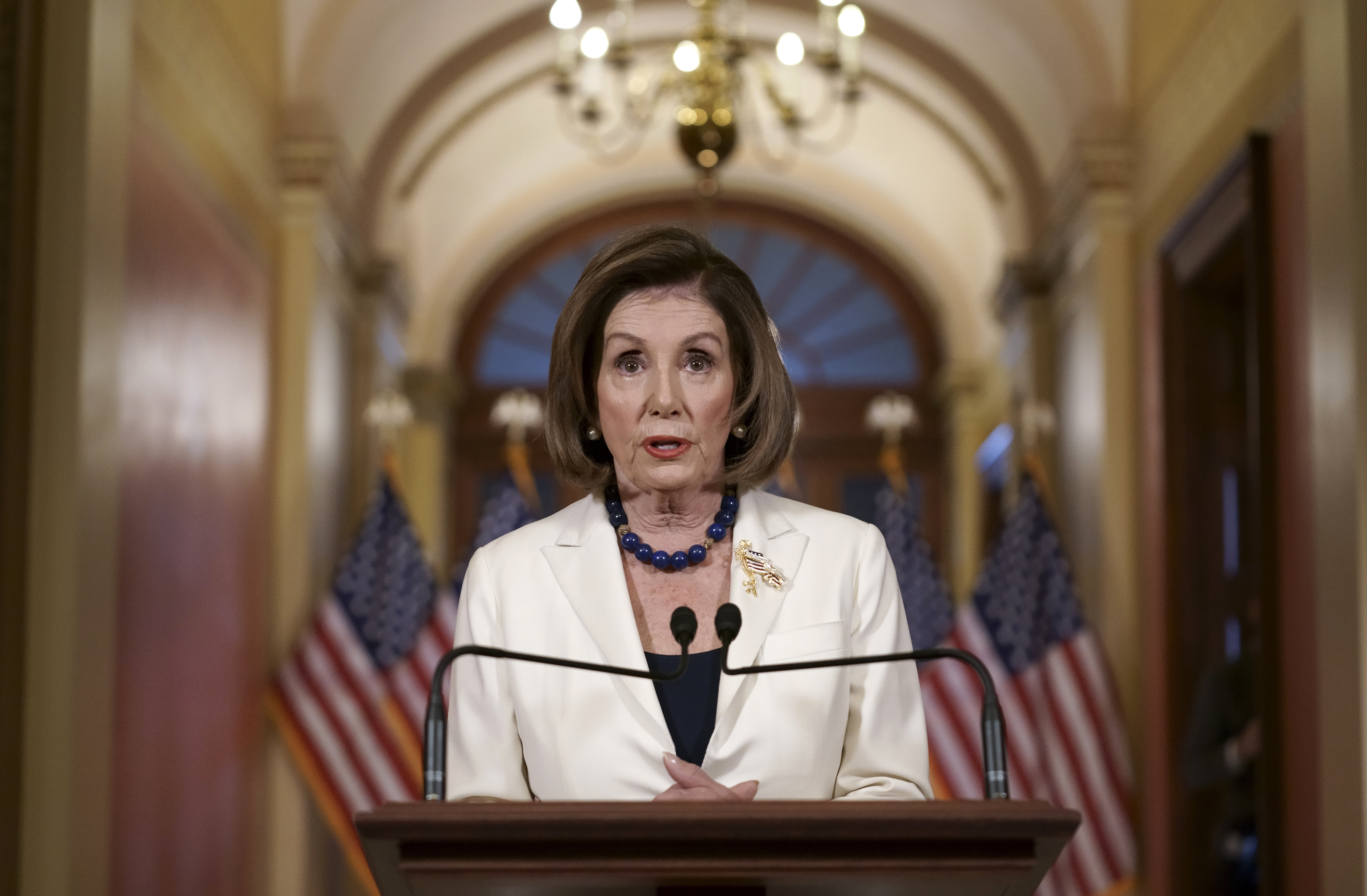 Nancy Pelosi Announces Articles of Impeachment