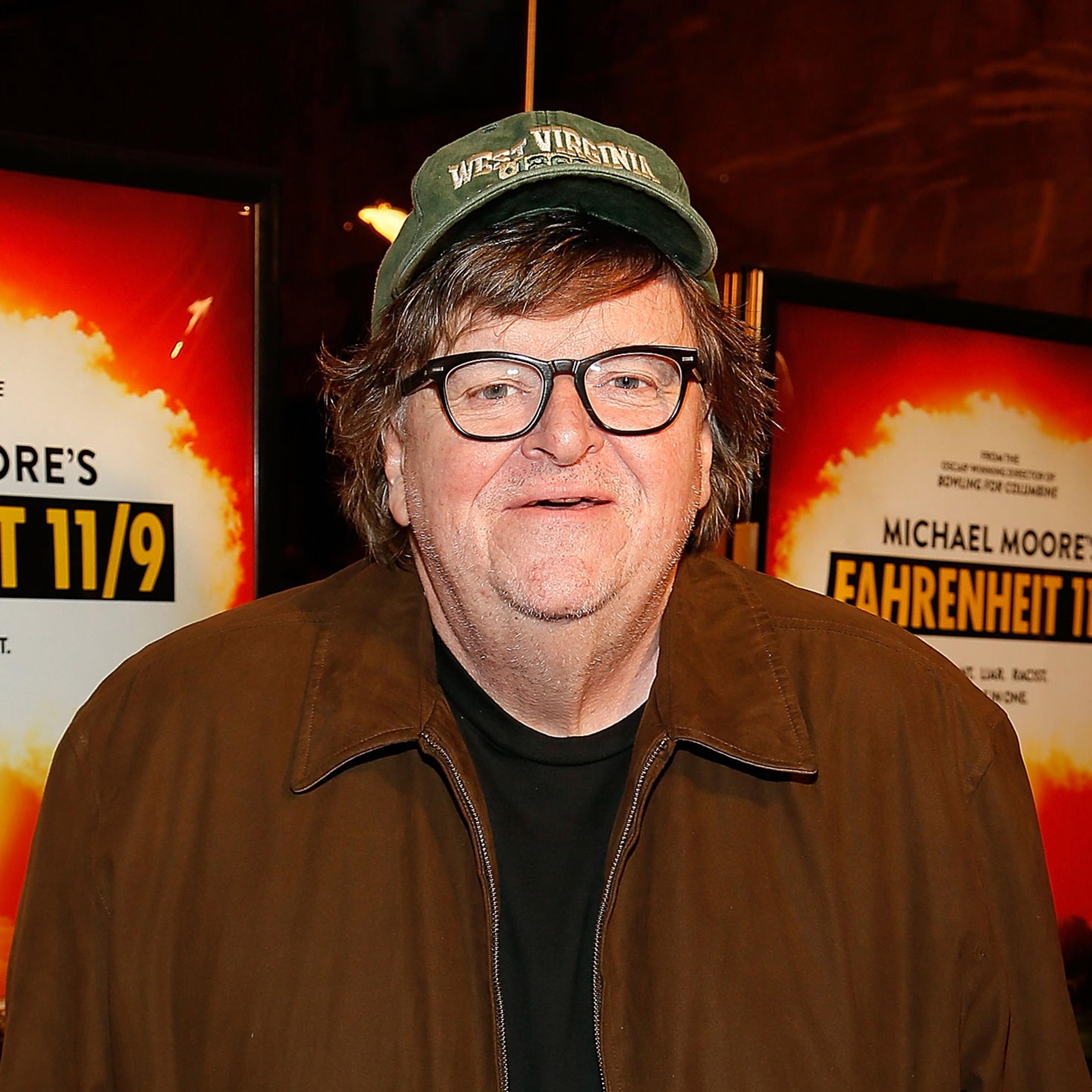 Writer, producer, and director Michael Moore arrives at the <i>Fahrenheit 11/9'</i> Washington, D.C., premiere on Sep. 17, 2018.