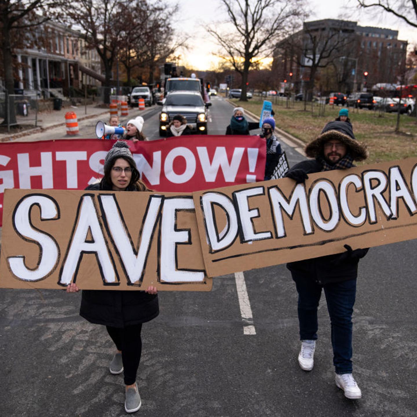 Activists Block Traffic Around Capitol Hill To Demand Action From Congress