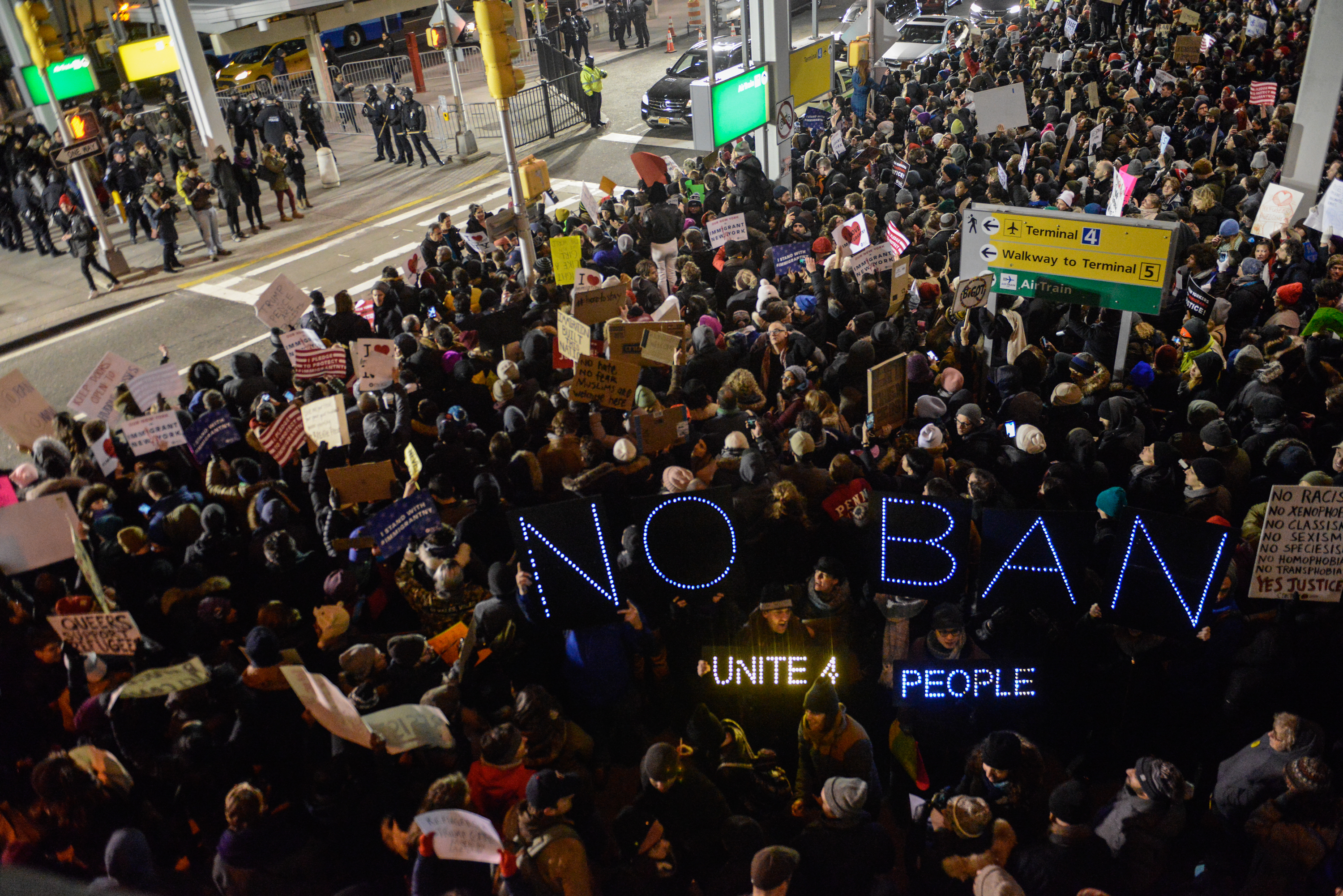 fundraising travel ban immigrants gofundme