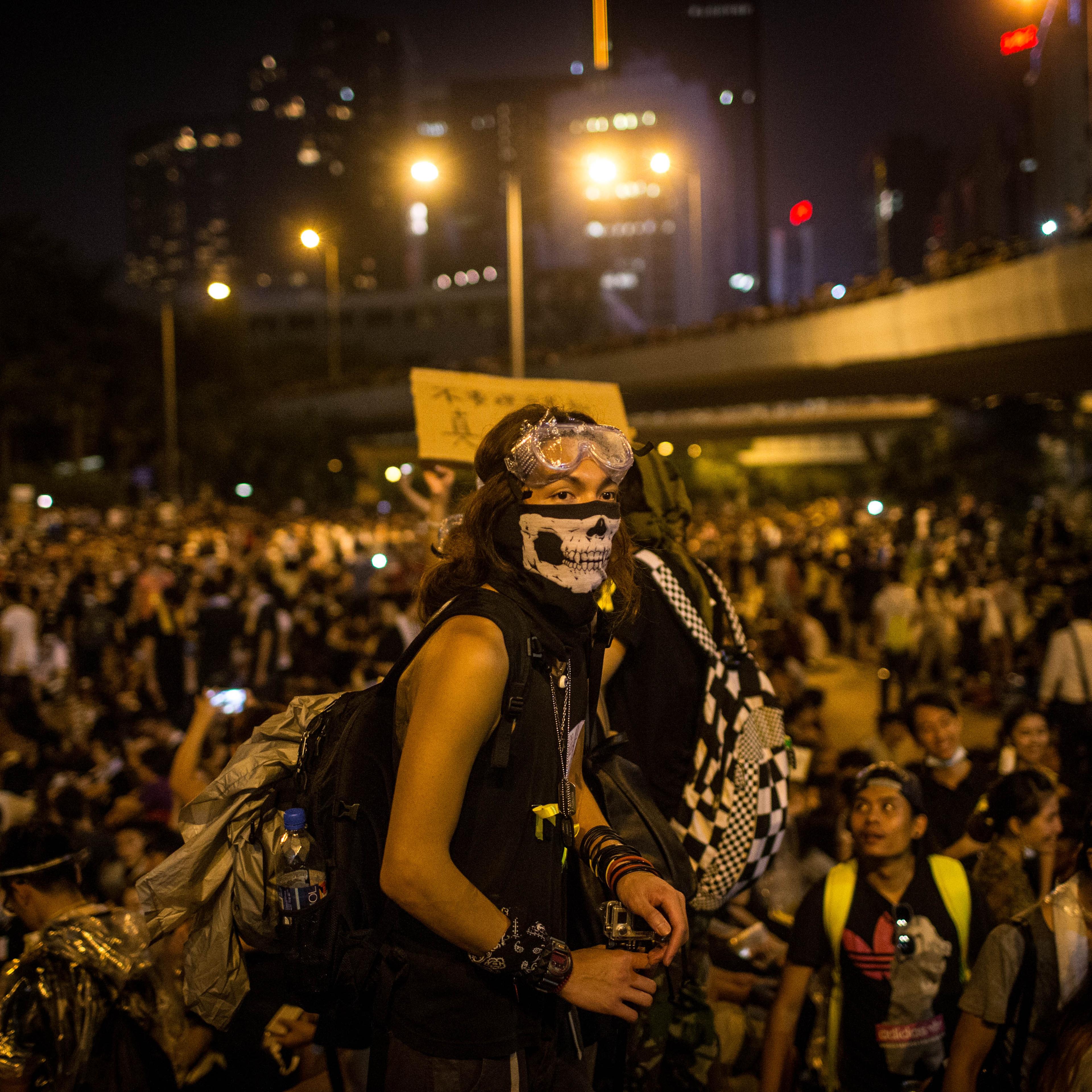 Pro Democracy Supporters Attempt To Bring Hong Kong To A Stand Still With Mass Rally