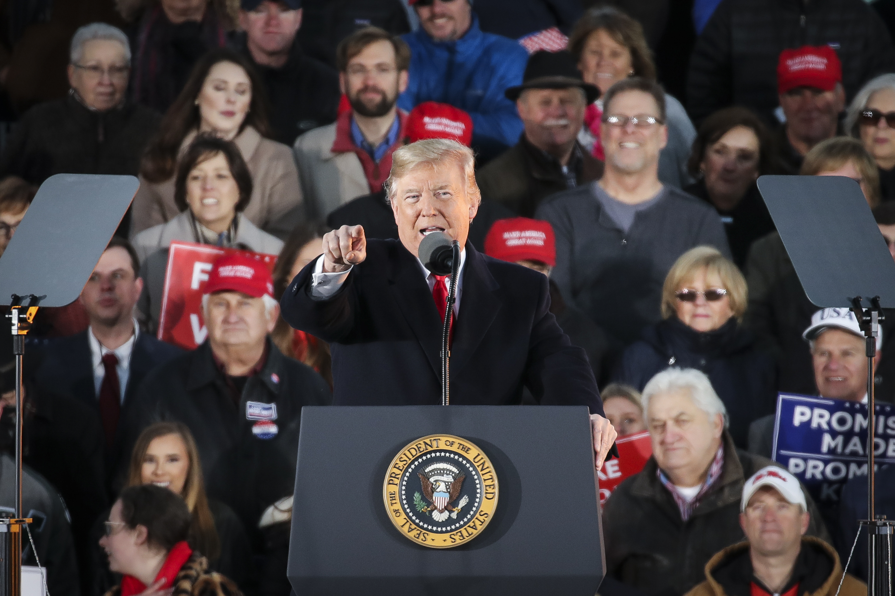 Trump says he looked like Elvis