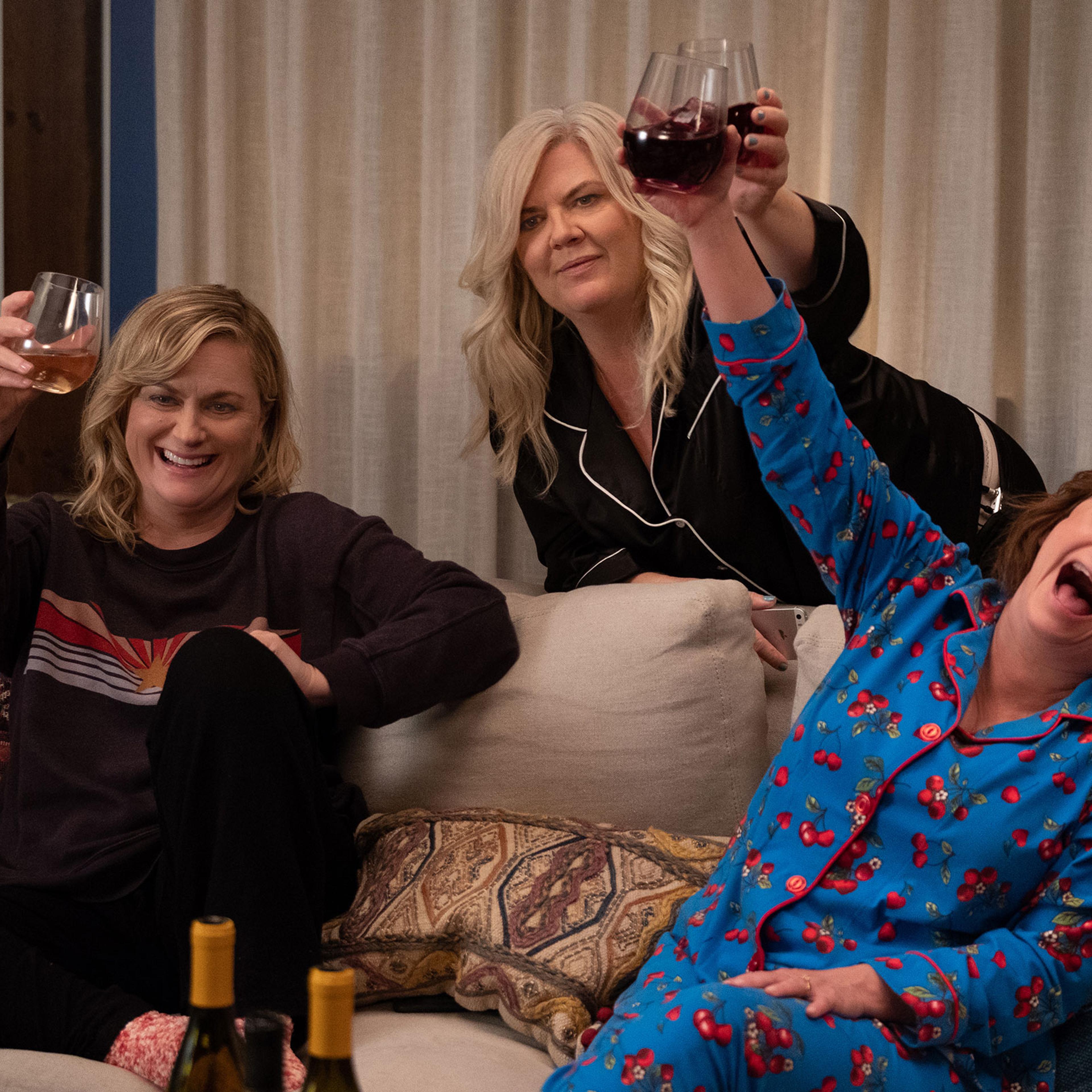 Poehler, Pell and Dratch: a toast to the miseries of middle age!