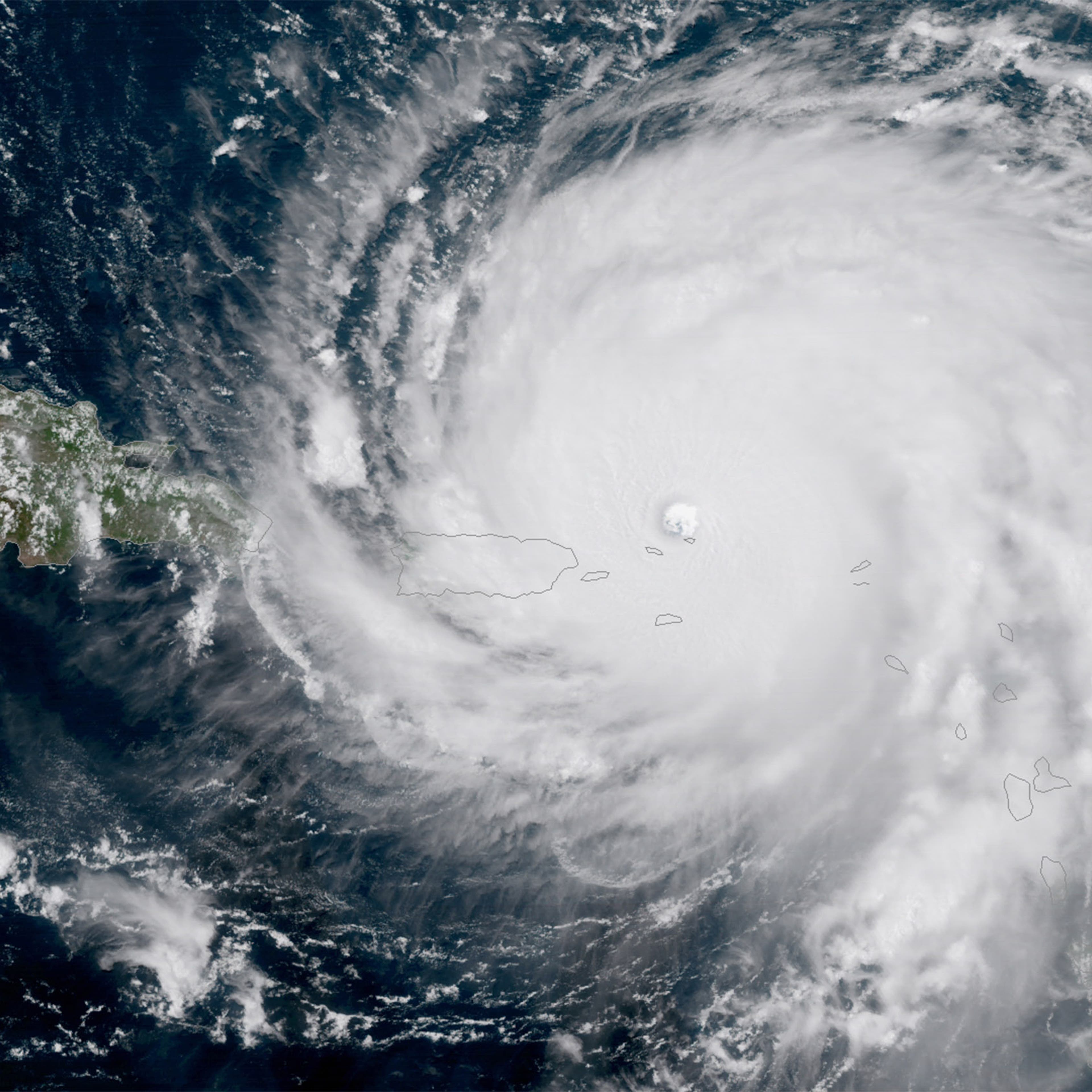 Hurricane Irma Approaches Puerto Rico