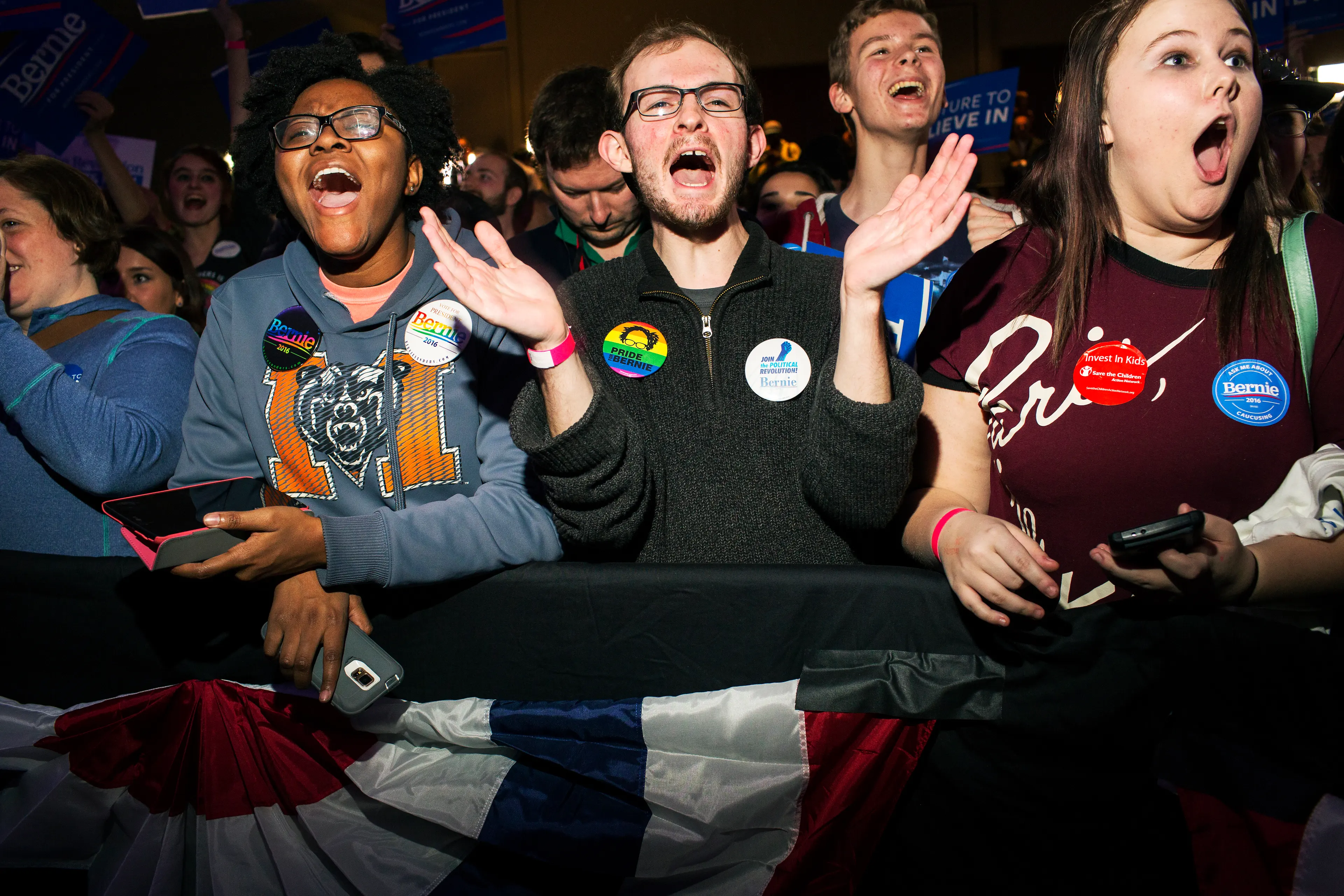 Iowa Rally Bernie Iowa Caucuses: Inside Bernie Sanders' Iowa Party