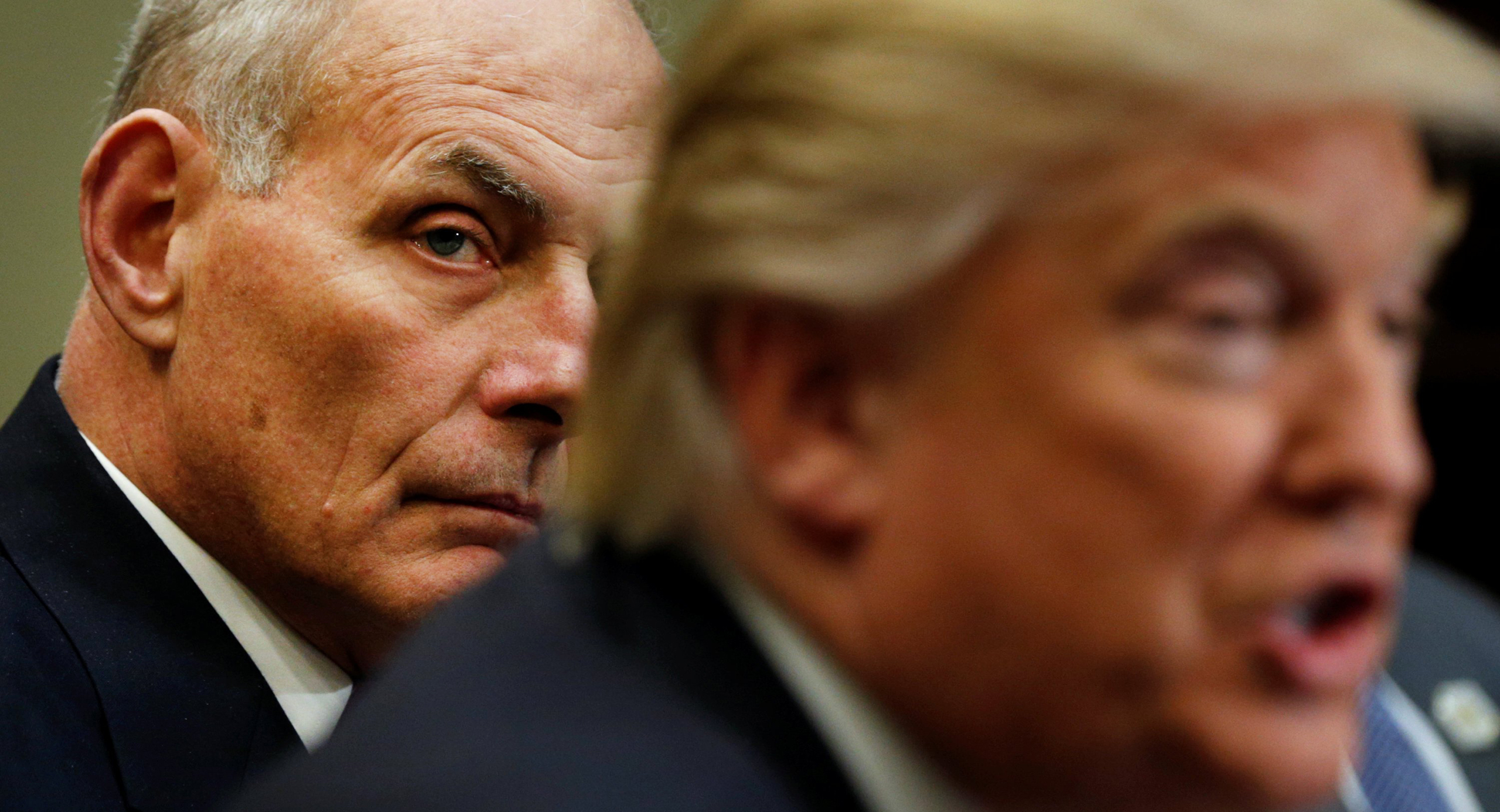 Trump hosts a cyber security meeting at the White House in Washington