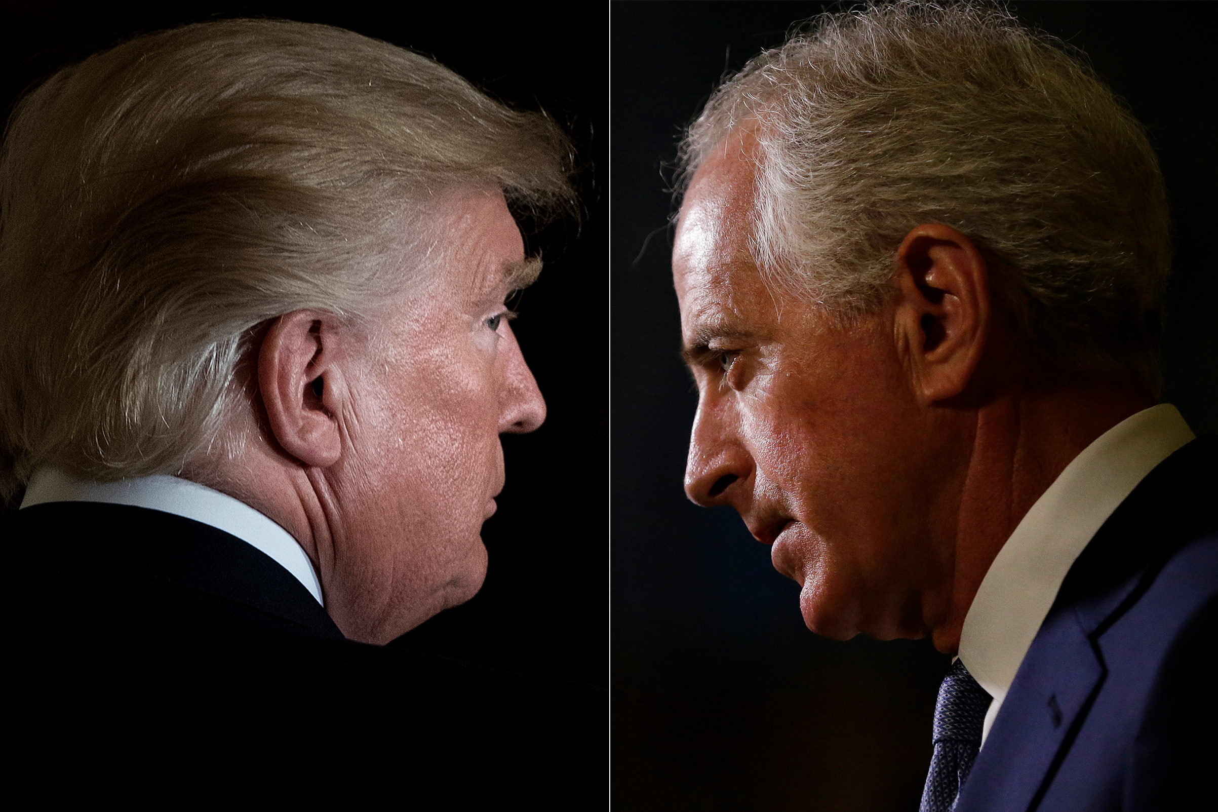 President Donald Trump leaves after a Hispanic Heritage Month event in the East Room of the White House October 6, 2017 in Washington, DC.
; Senator Bob Corker, a Republican from Tennessee, speaks to the media in the lobby at Trump Tower in New York, U.S., on Tuesday, Nov. 29, 2016 in New York City.