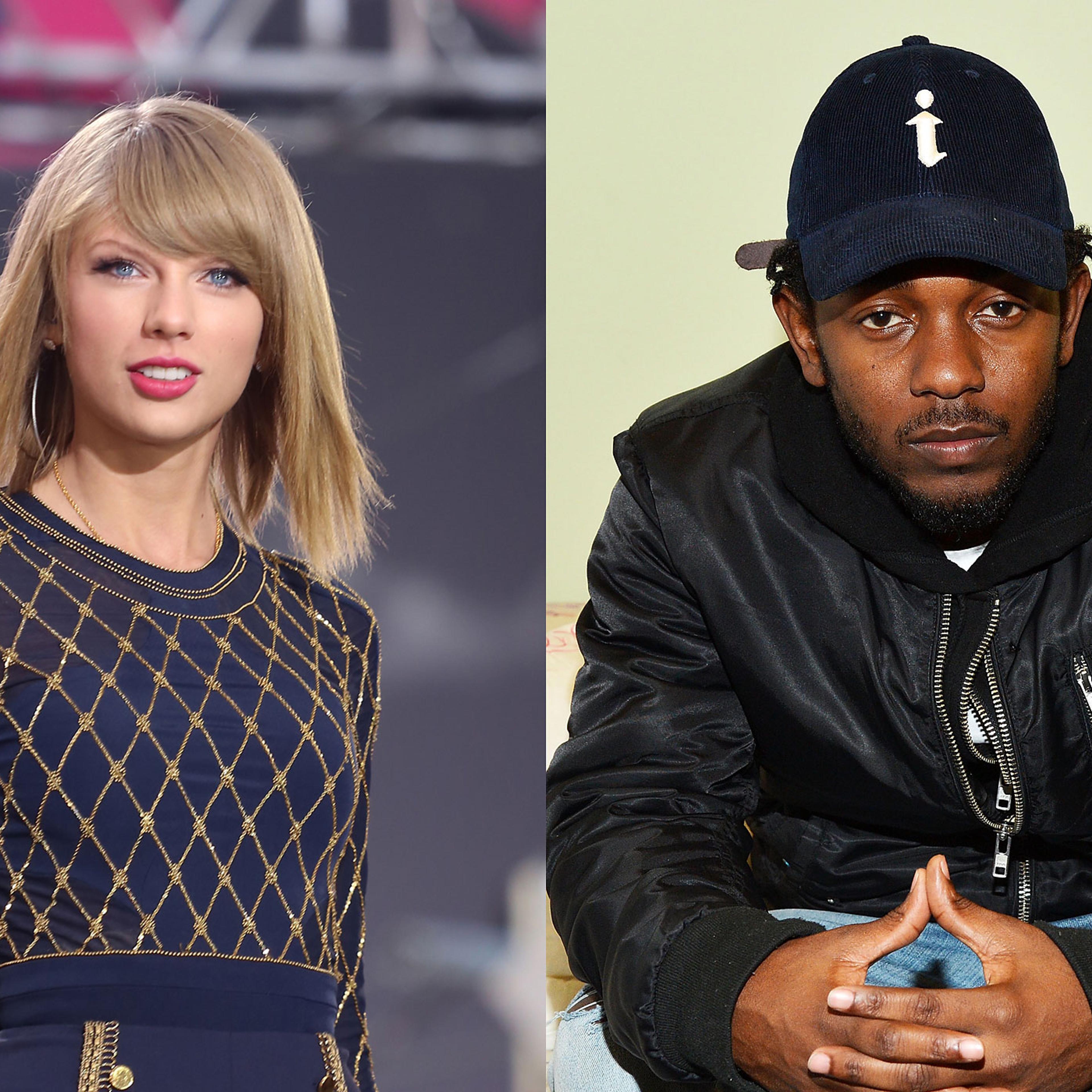 Taylor Swift and Kendrick Lamar