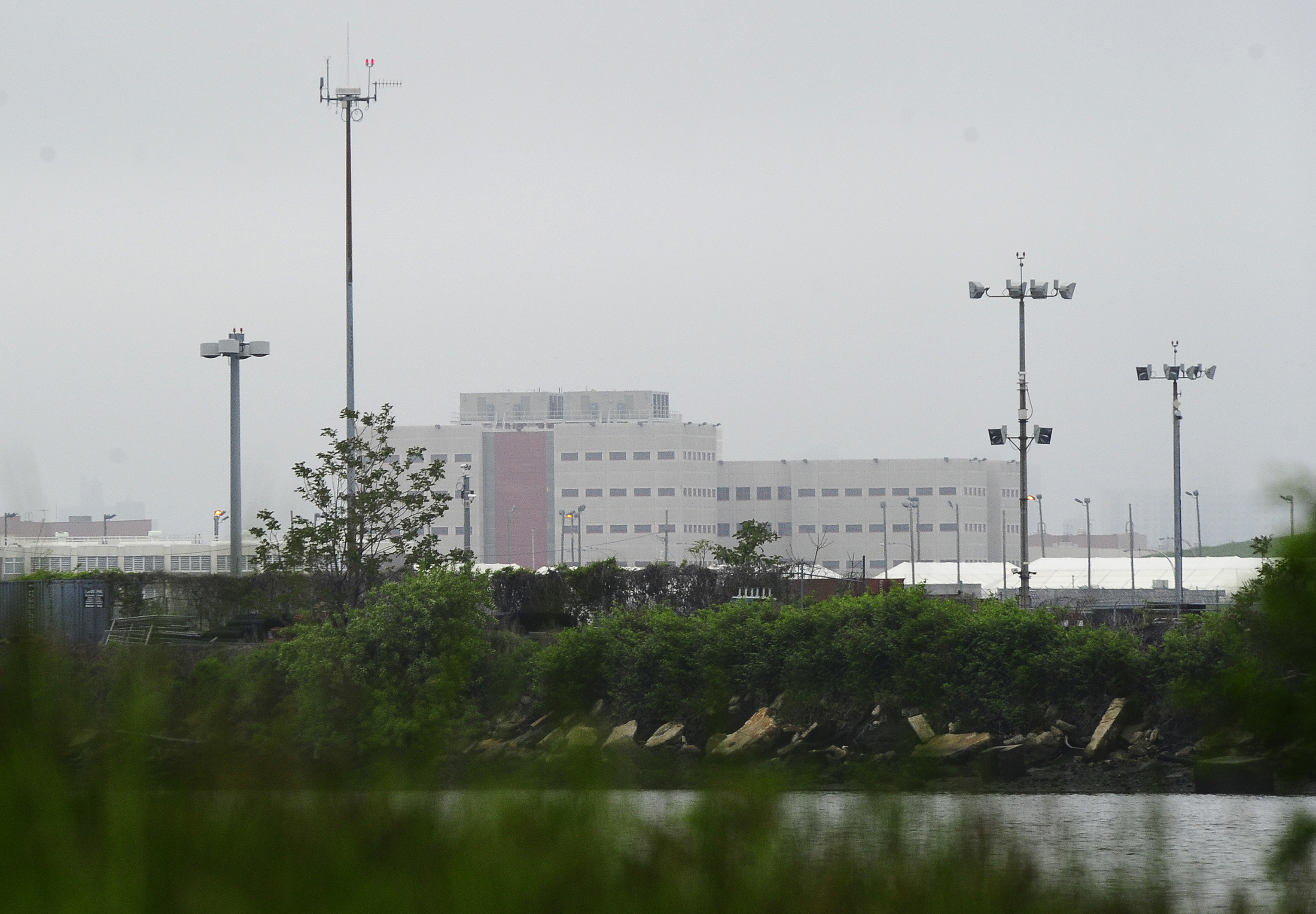 A view of Riker's Island penitentiary complex in New York on May 17, 2011.