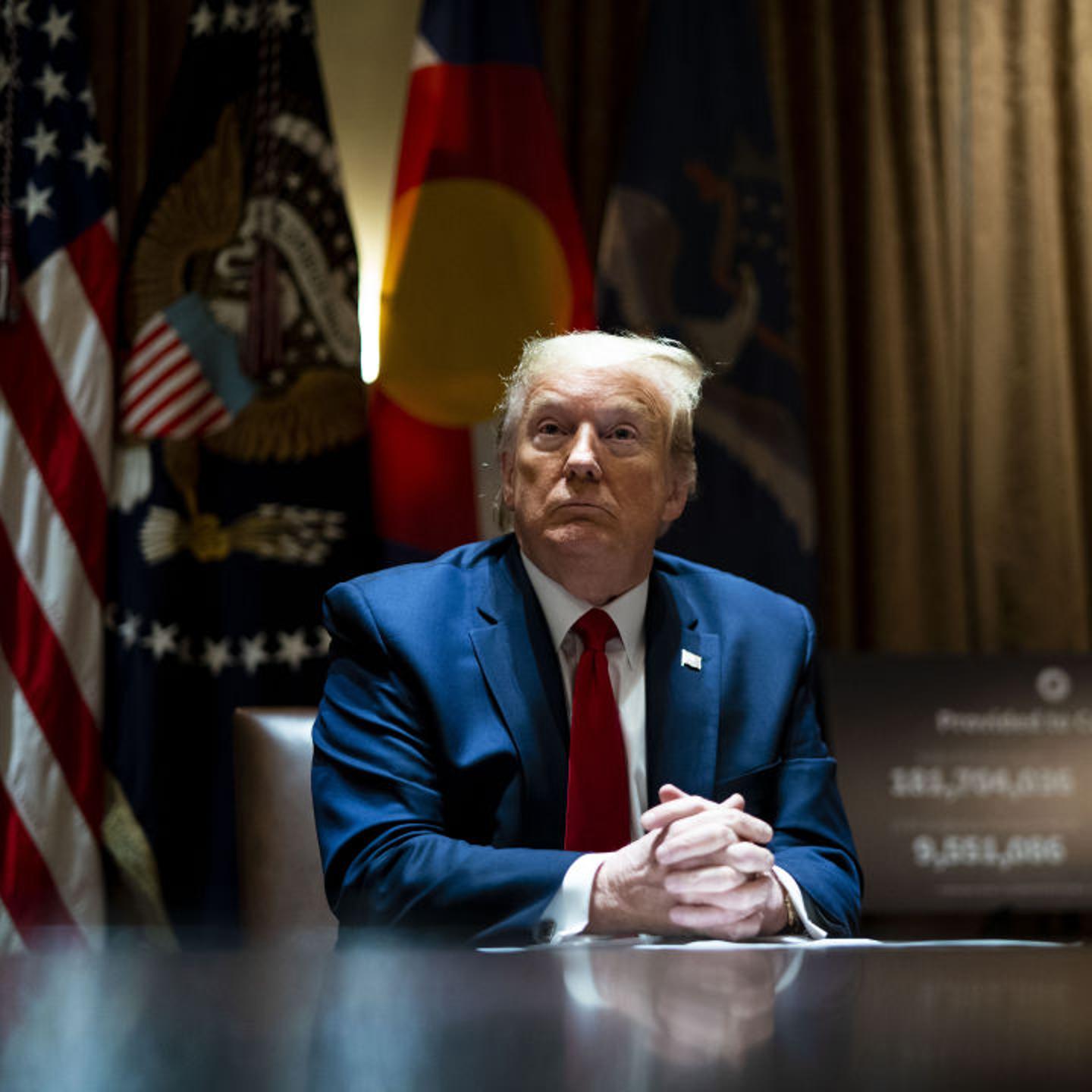 President Trump Meets With Governors Of Colorado And North Dakota