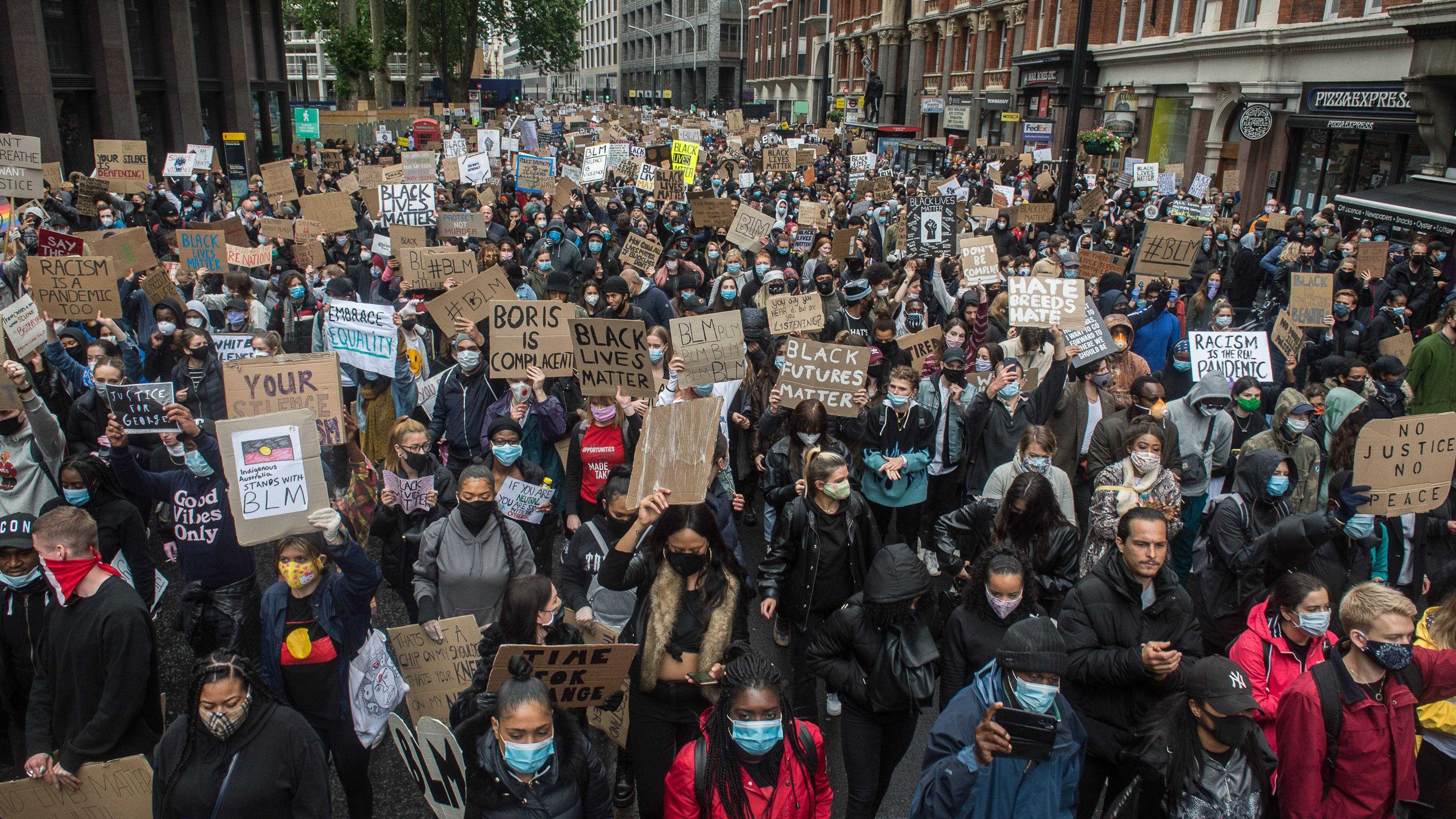 Anti Racist Protest UK Anti-Racism Protests: Inside London Demonstration