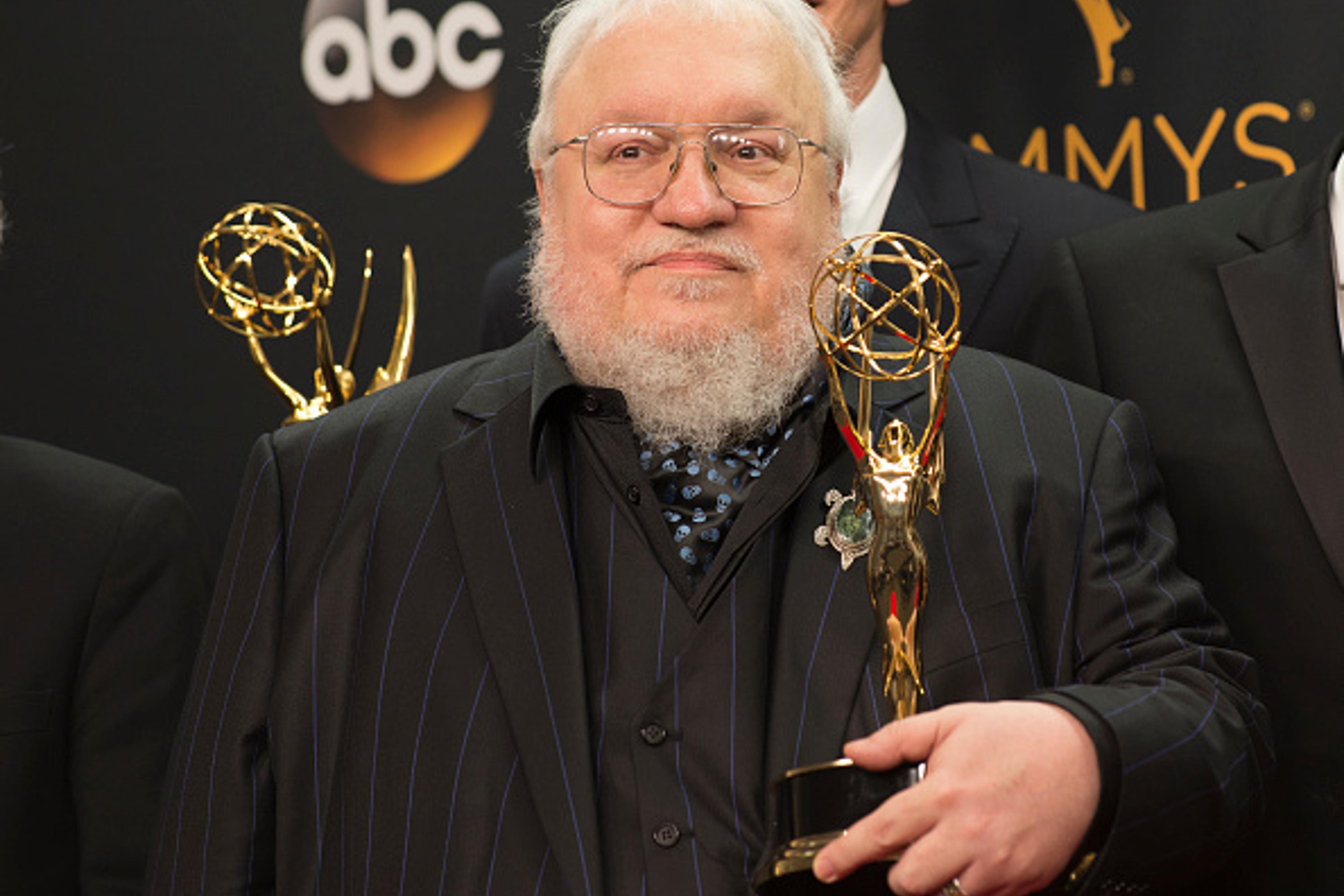 George R.R. Martin at the 68th Emmy Awards in Los Angeles on Sunday, September 18.