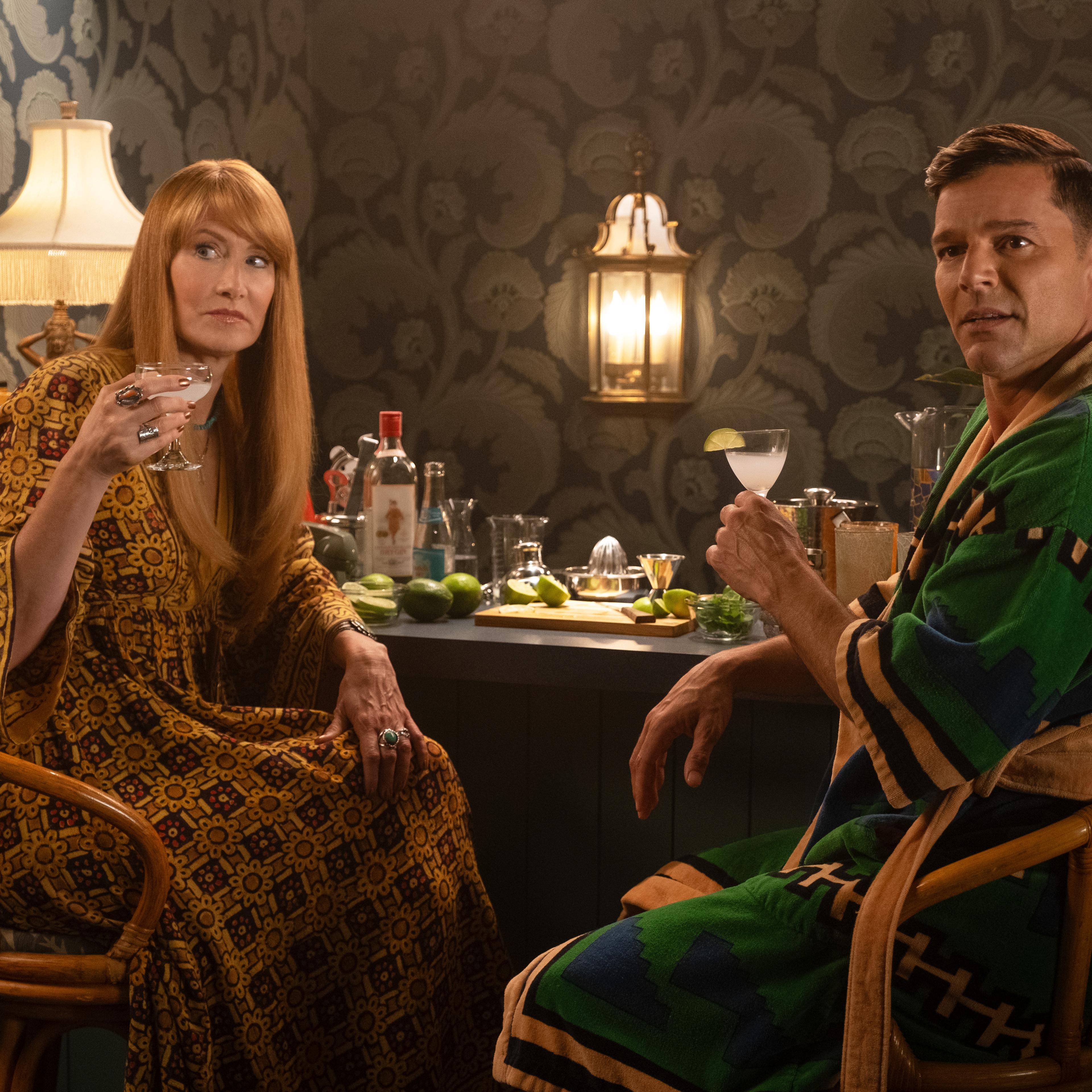 Laura Dern and Ricky Martin in <i>Palm Royale</i>