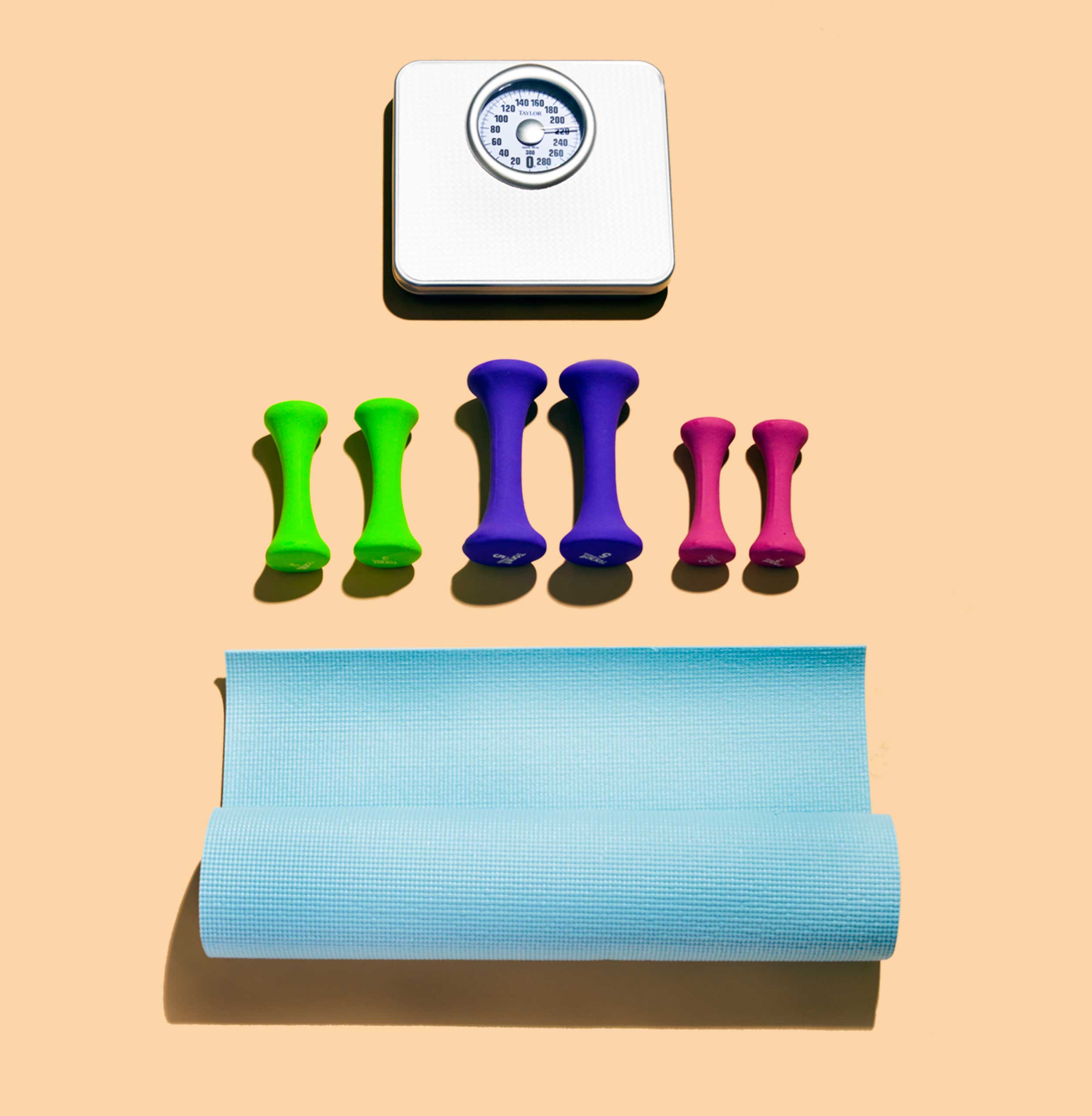 TIME.com stock photos Weight Loss Health Exercise Weights