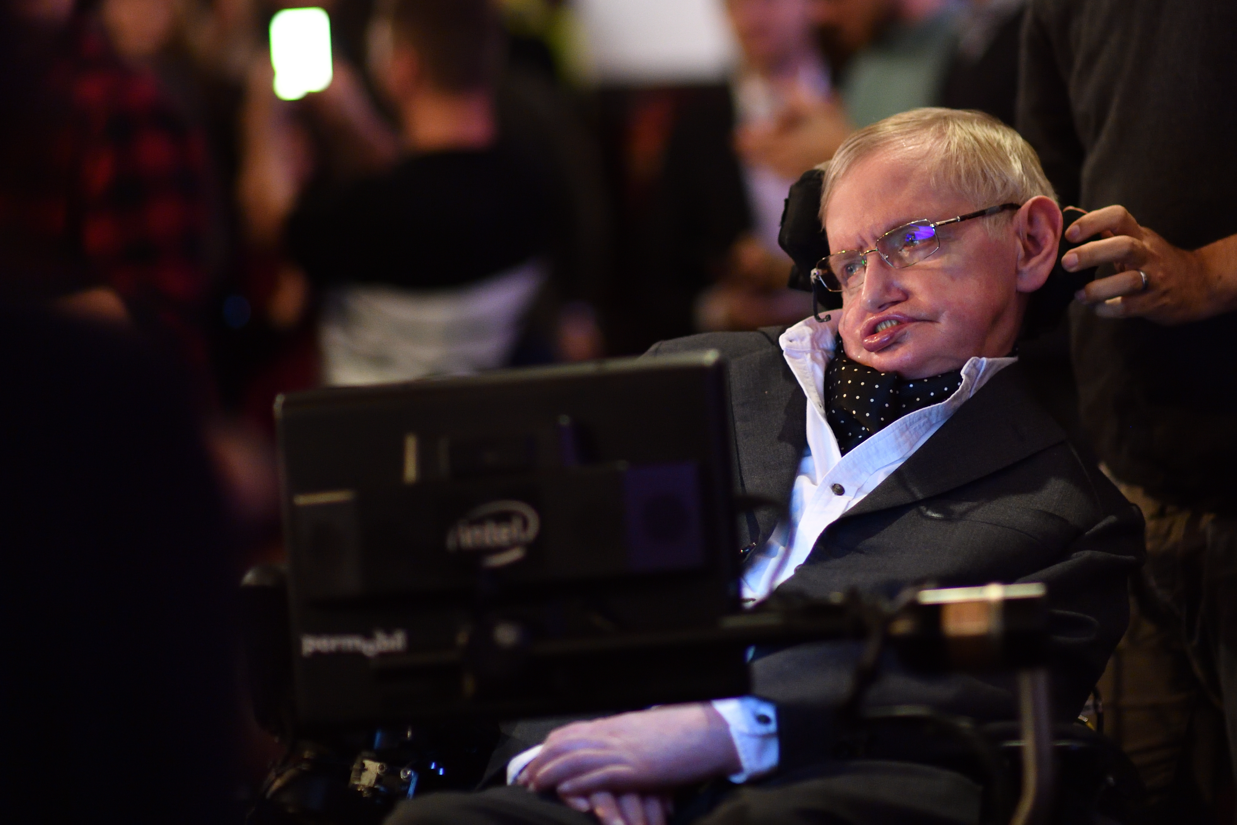 Stephen Hawking Addresses The Cambridge Union