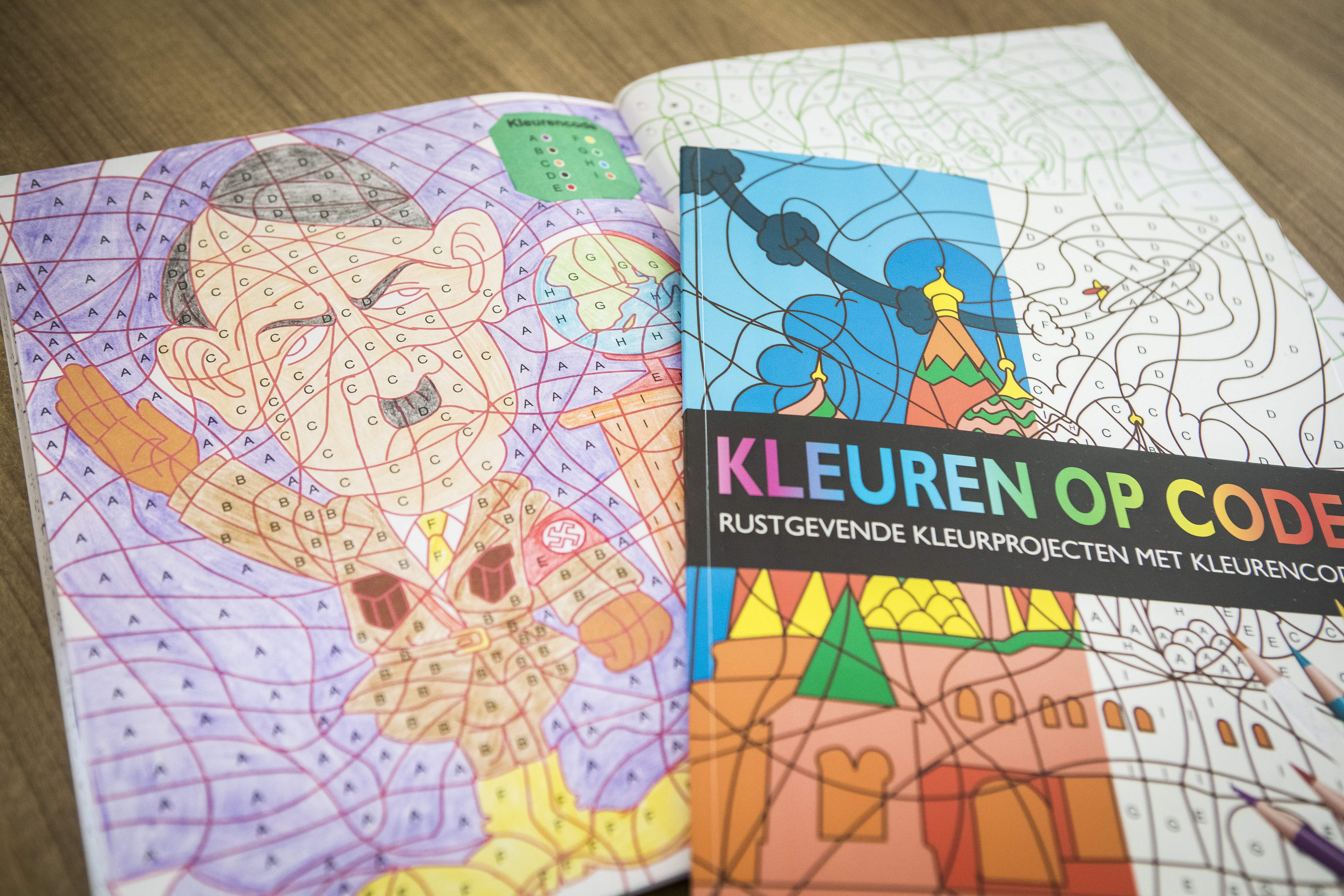 hitler coloring book dutch store