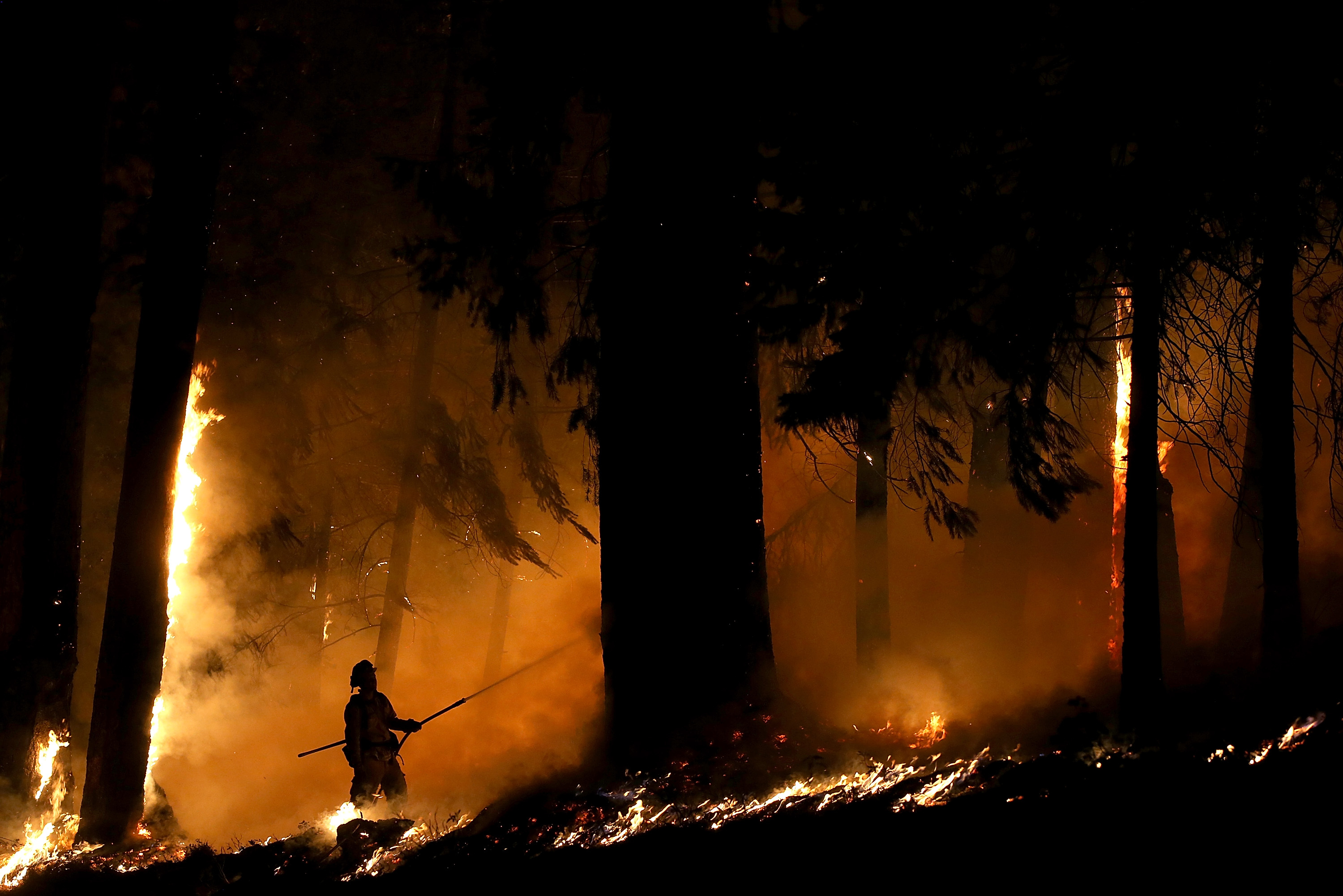 The King Fire Continues To Burn East Of Sacramento