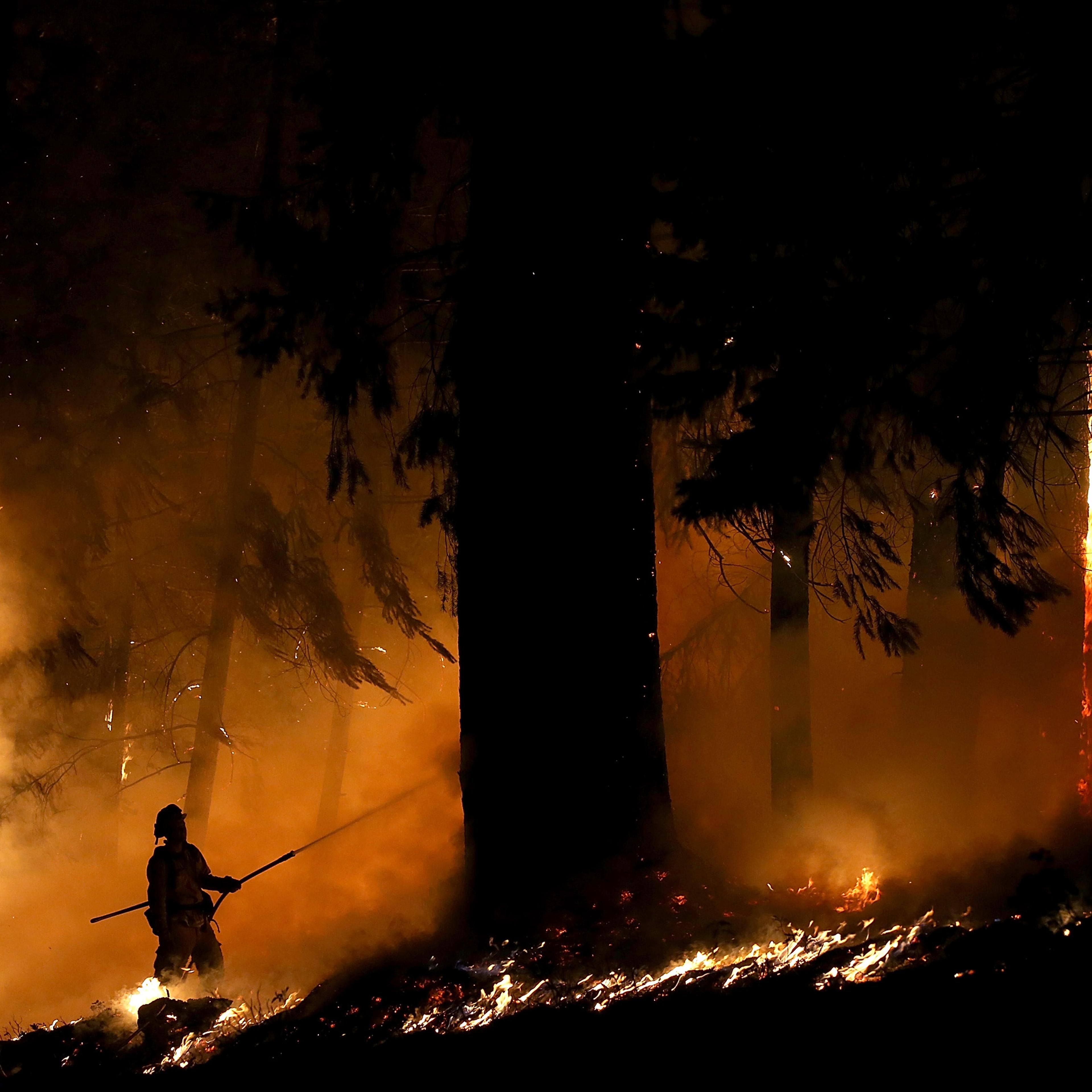 The King Fire Continues To Burn East Of Sacramento