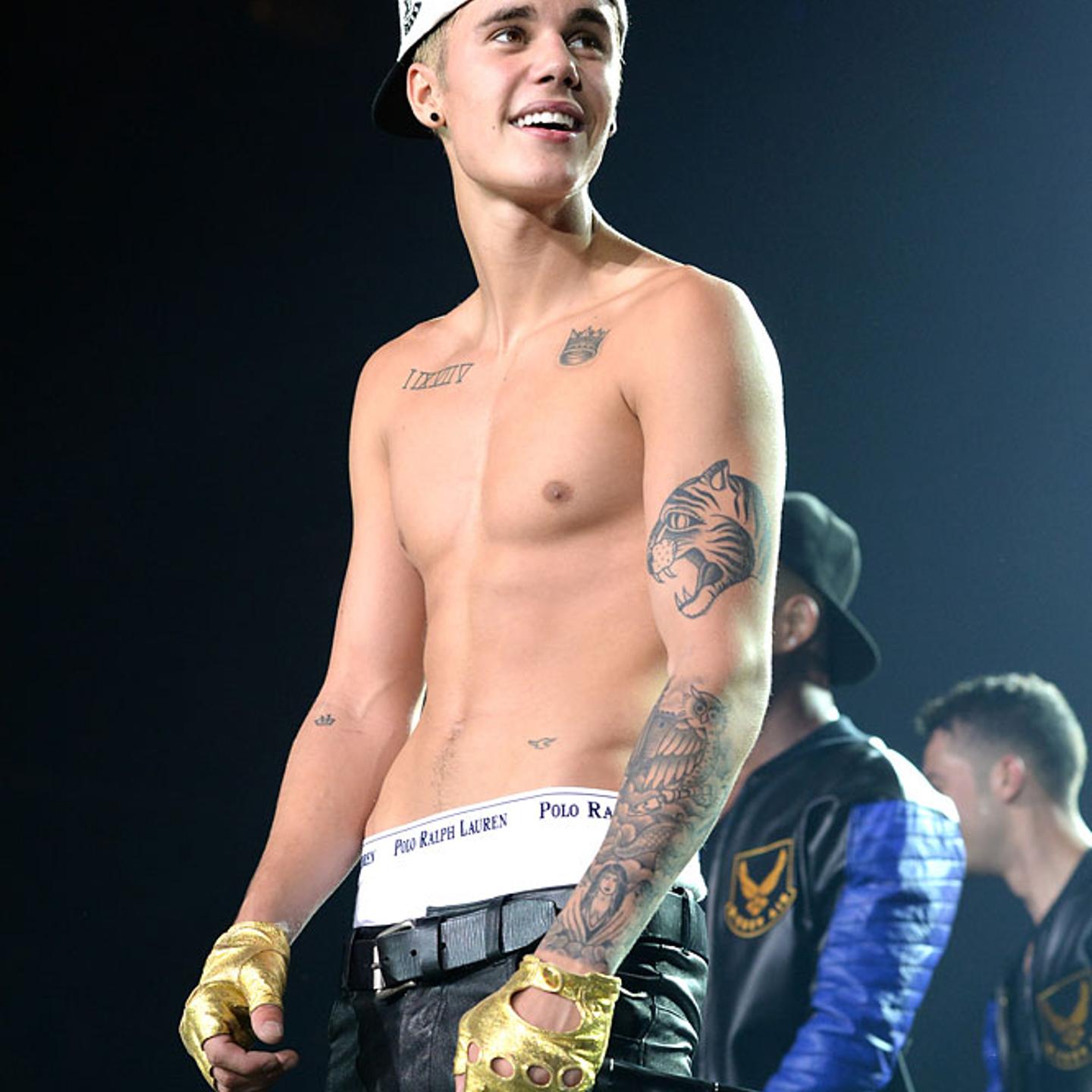 Justin Bieber performs at Staples Center on June 24, 2013 in Los Angeles.
