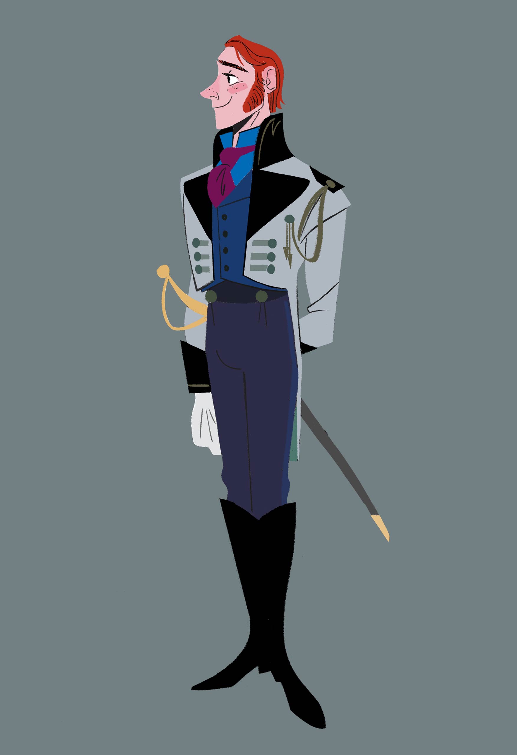 "FROZEN" Hans visual development art. ©2013 Disney. All Rights Reserved.