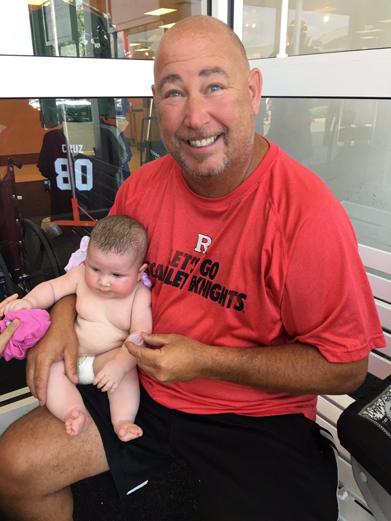 Steven Eckel, 53, rescued a baby from a hot car in a New Jersey parking lot by wielding a sledgehammer.