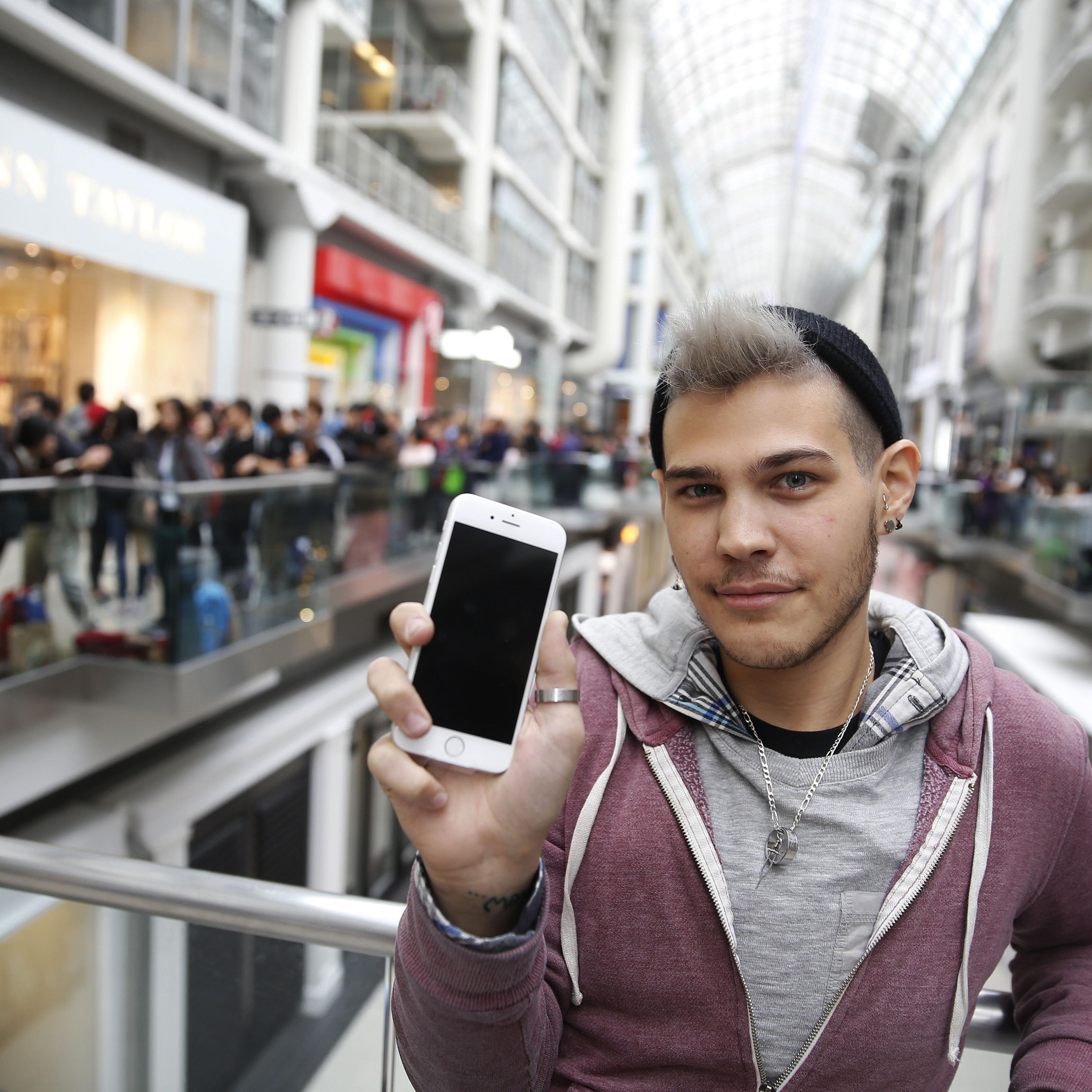 Consumer With Apple's iPhone 6