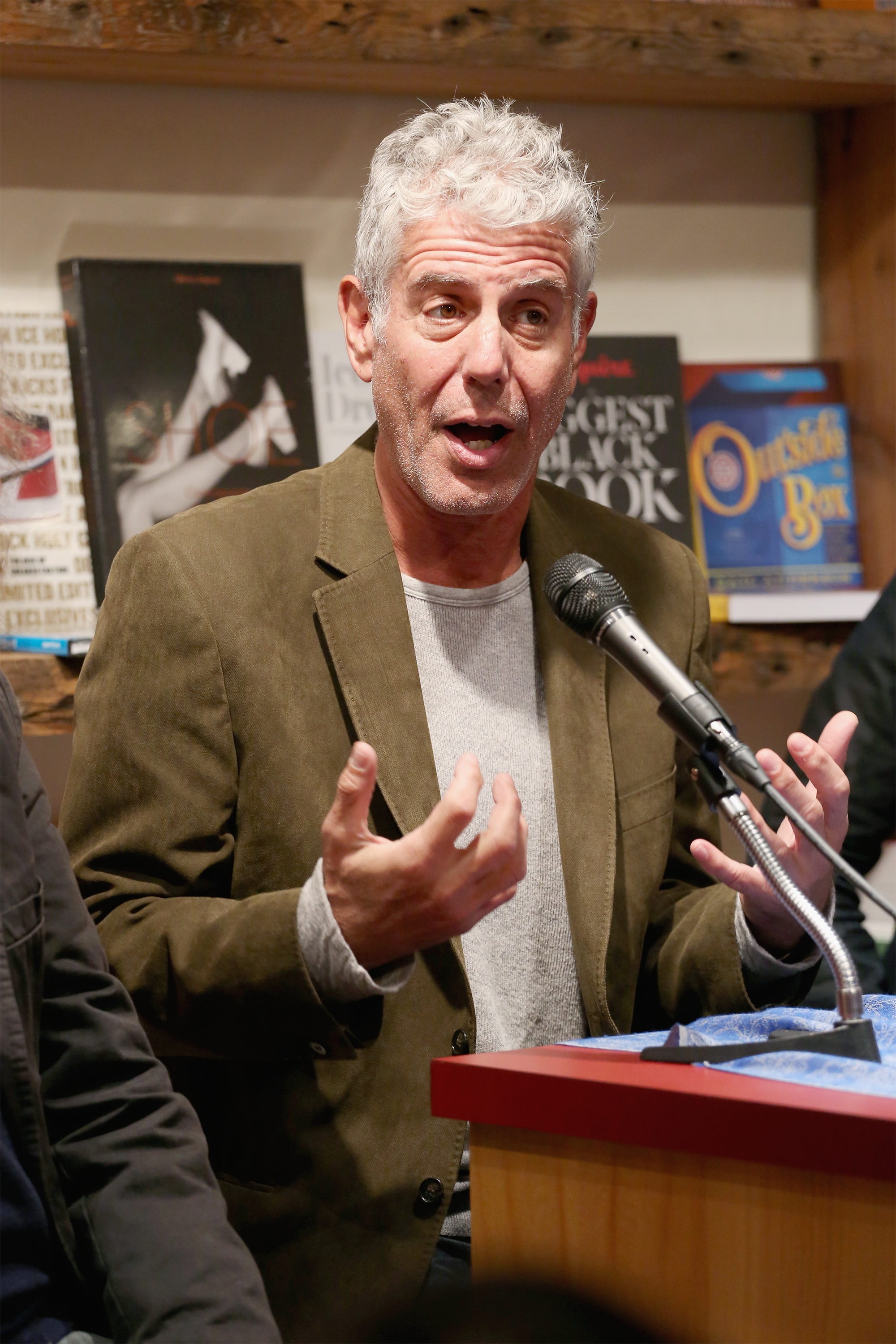 <> at BookCourt on October 29, 2015 in New York City.