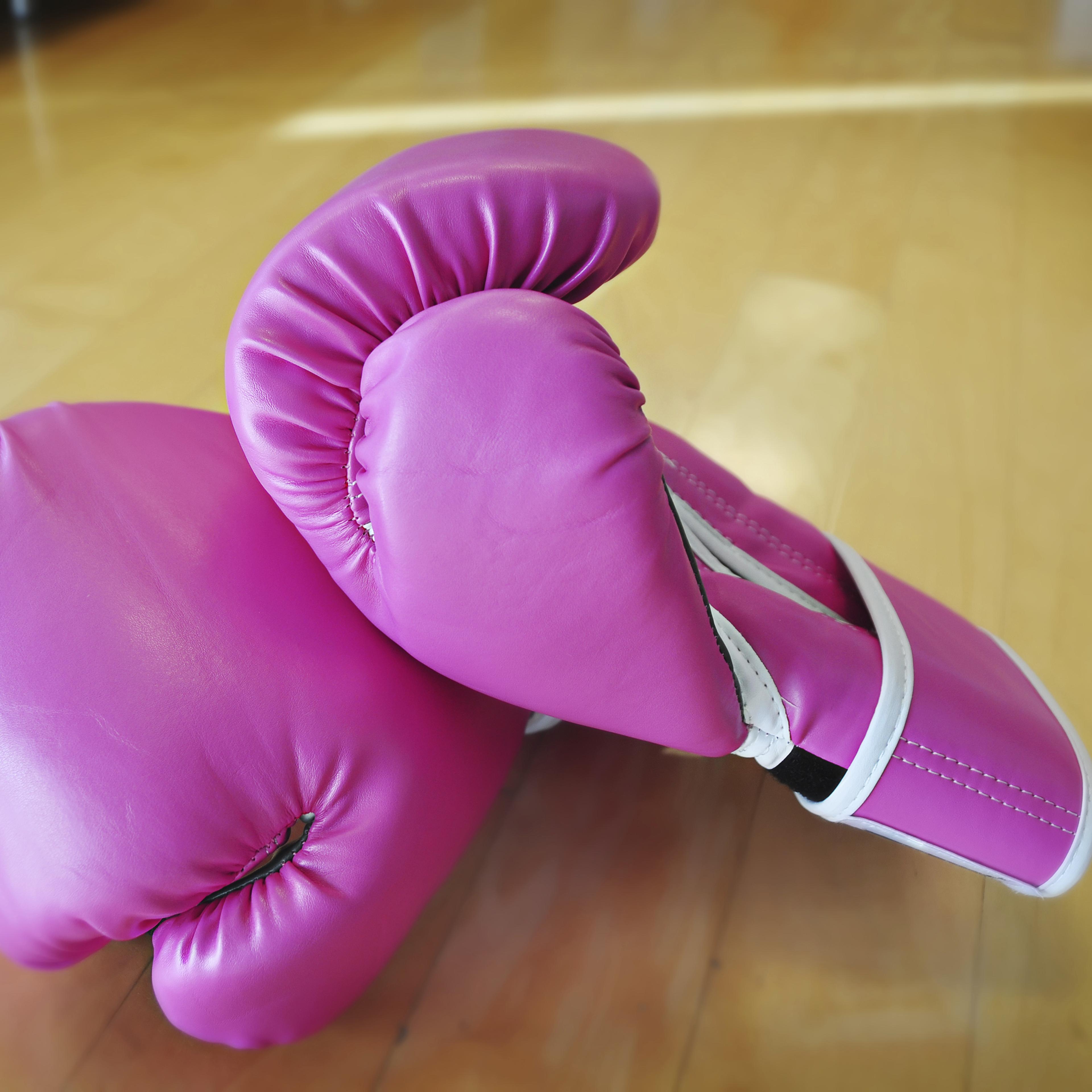 pink boxing gloves