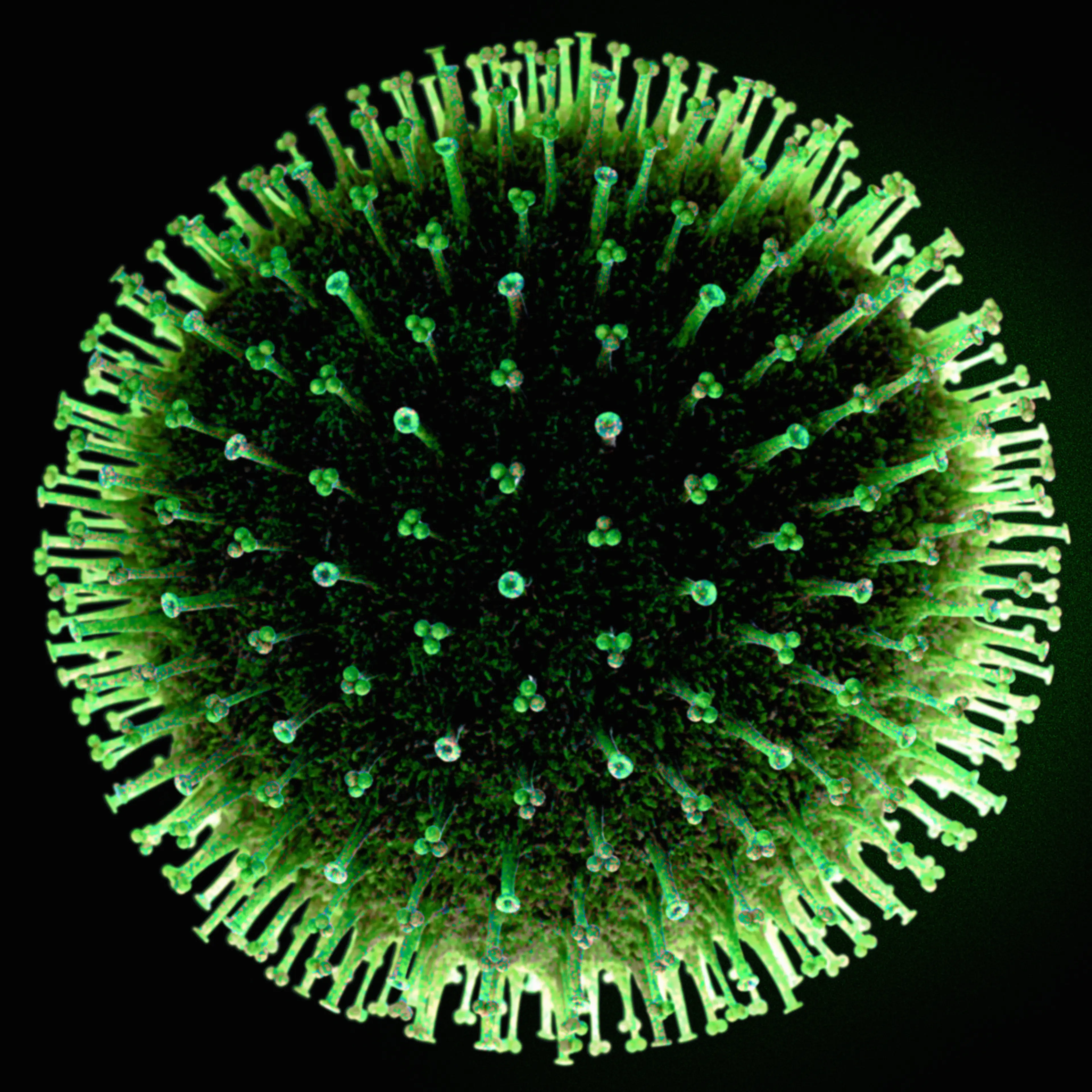 Think this flu virus looks nasty? The giant virus is 20,000 times bigger