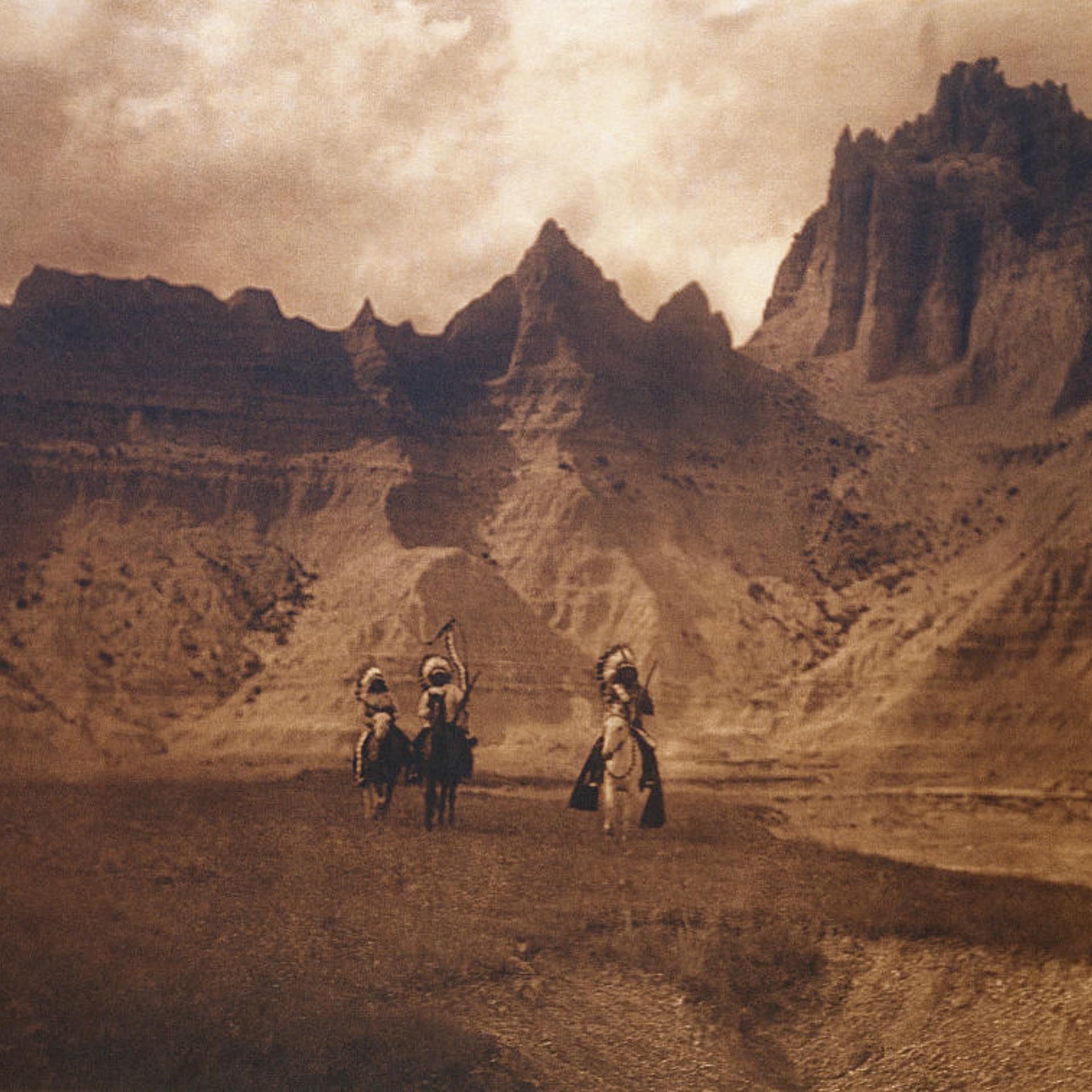 In the Bad Lands by Edward S. Curtis