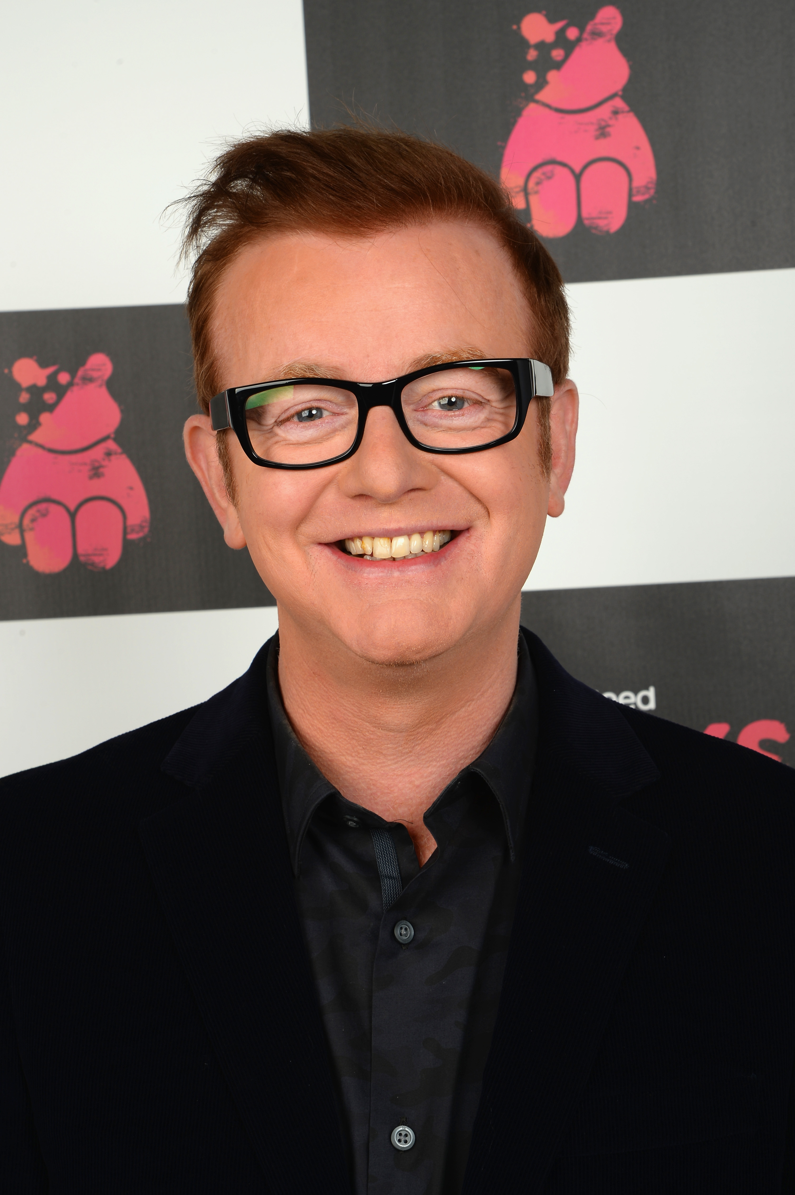 Host Chris Evans poses backstage during the 'BBC Children In Need Rocks' at Eventim on Nov. 12, 2013 in London.