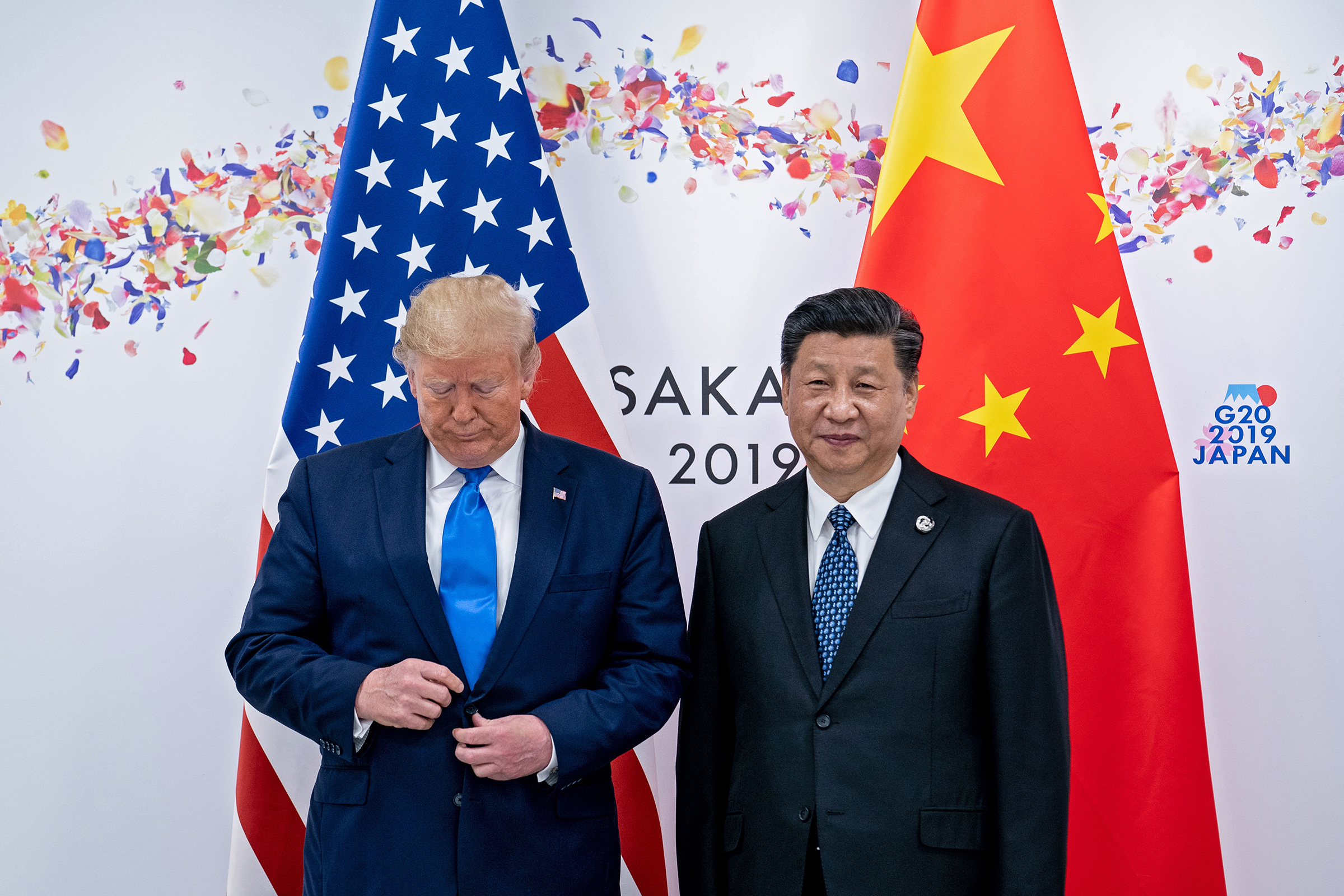 President Donald Trump and China's President Xi Jinping at the G20 Summit in Osaka, Japan, June 29, 2019