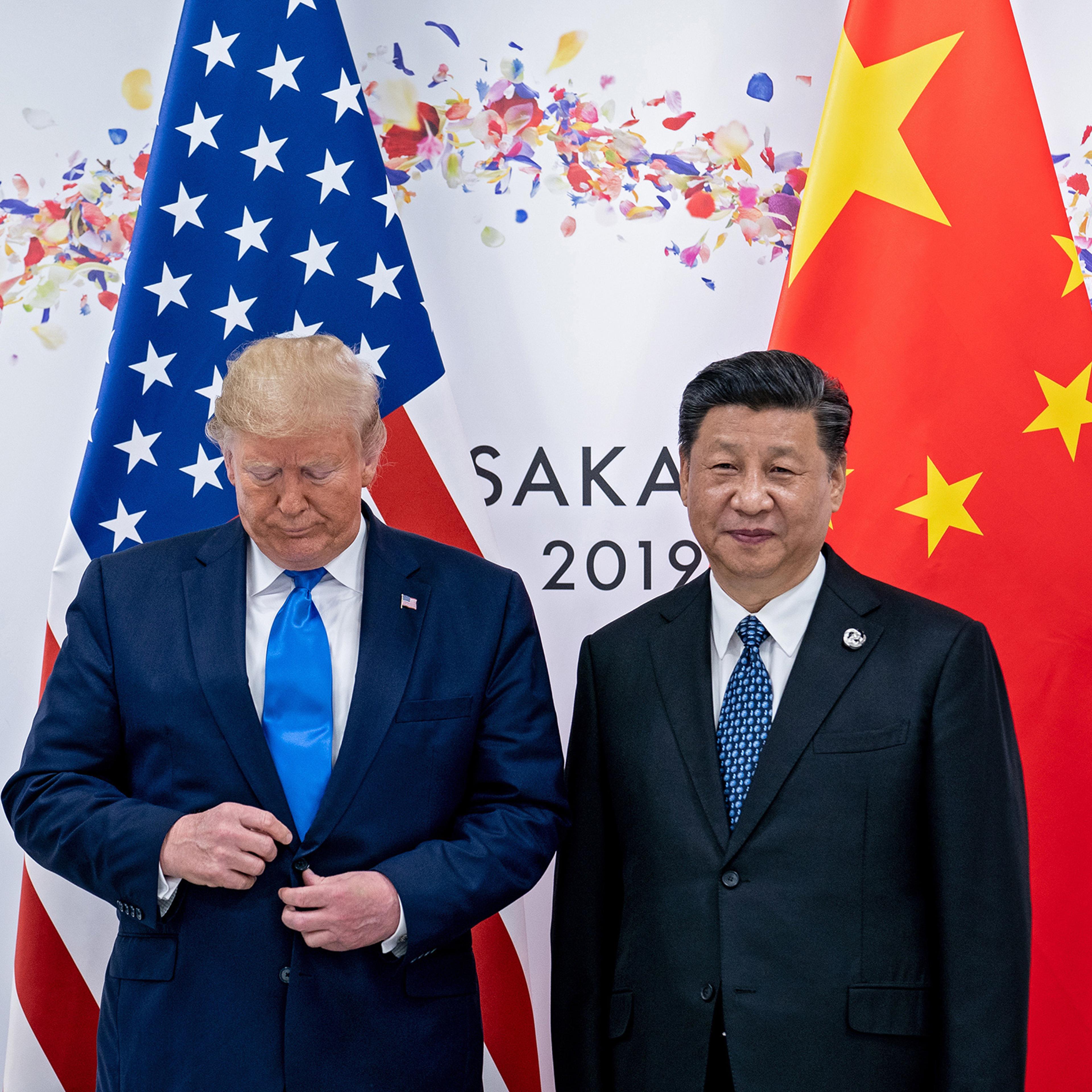 President Donald Trump and China's President Xi Jinping at the G20 Summit in Osaka, Japan, June 29, 2019