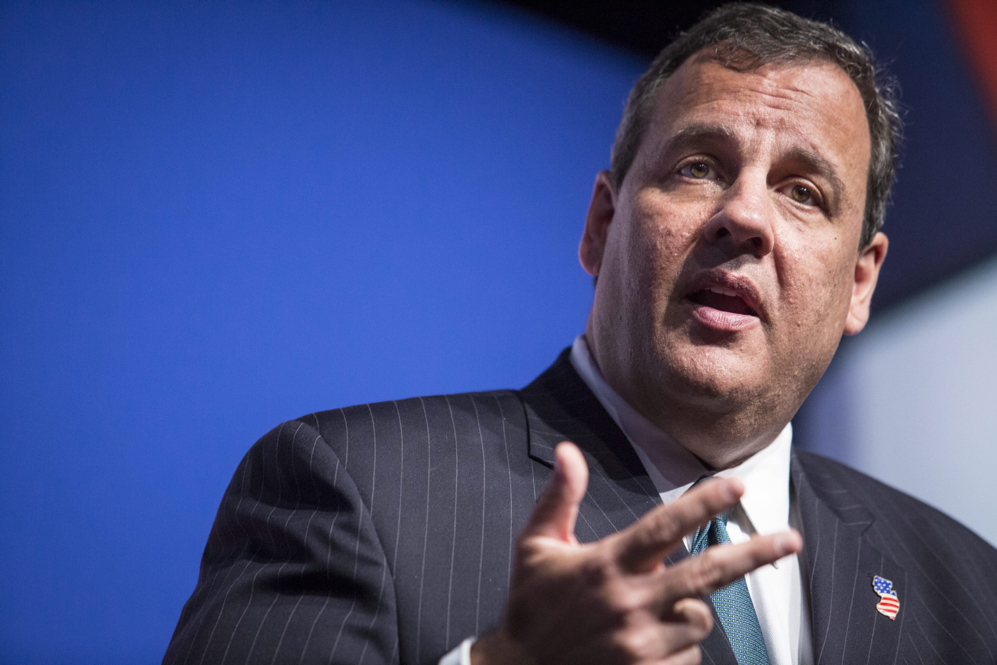 New Jersey Governor Chris Christie speaks during the Faith and Freedom Coalition's 'Road to Majority' conference in Washington D.C. on June 20, 2014.